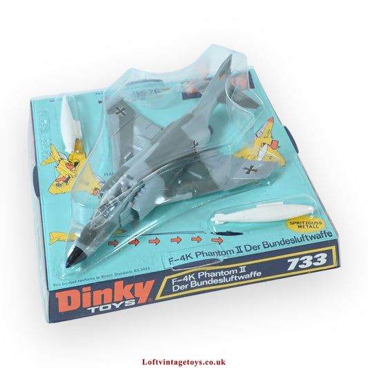 Dinky 733 F-4K Phantom II Aircraft / Der Bundesluftwaffe - Mint/New