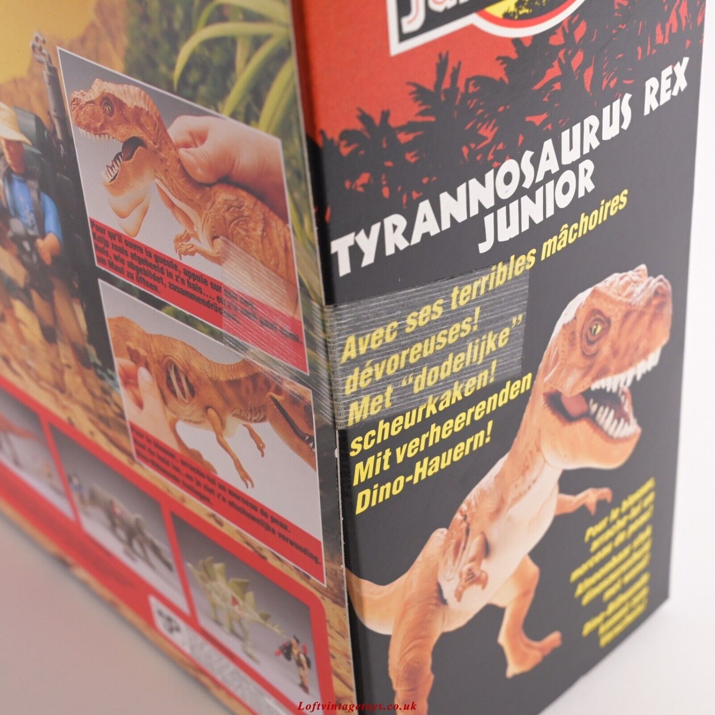 Kenner Jurassic Park Tyrannosaurus Rex Junior- Very RARE European Style Box