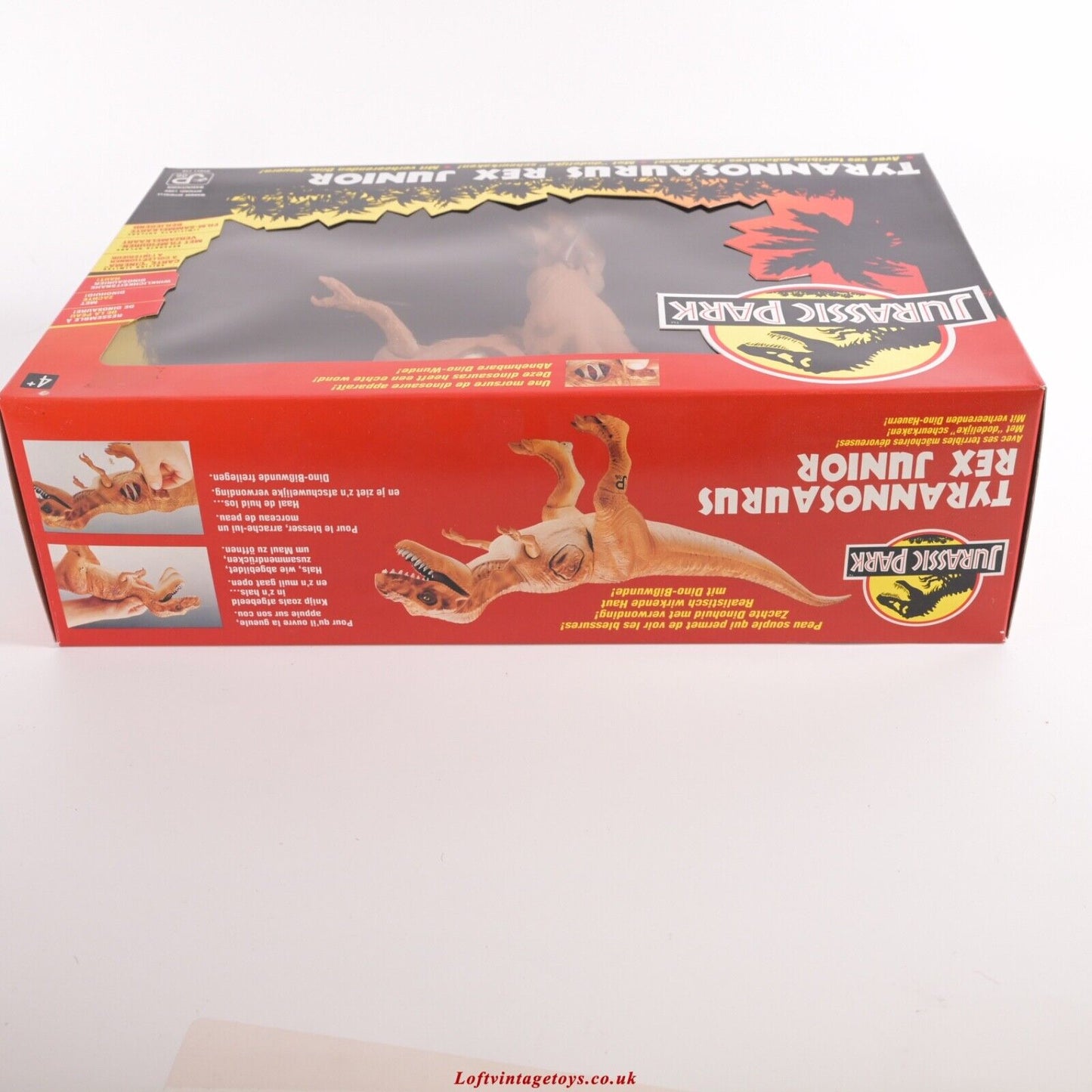 Kenner Jurassic Park Tyrannosaurus Rex Junior- Very RARE European Style Box