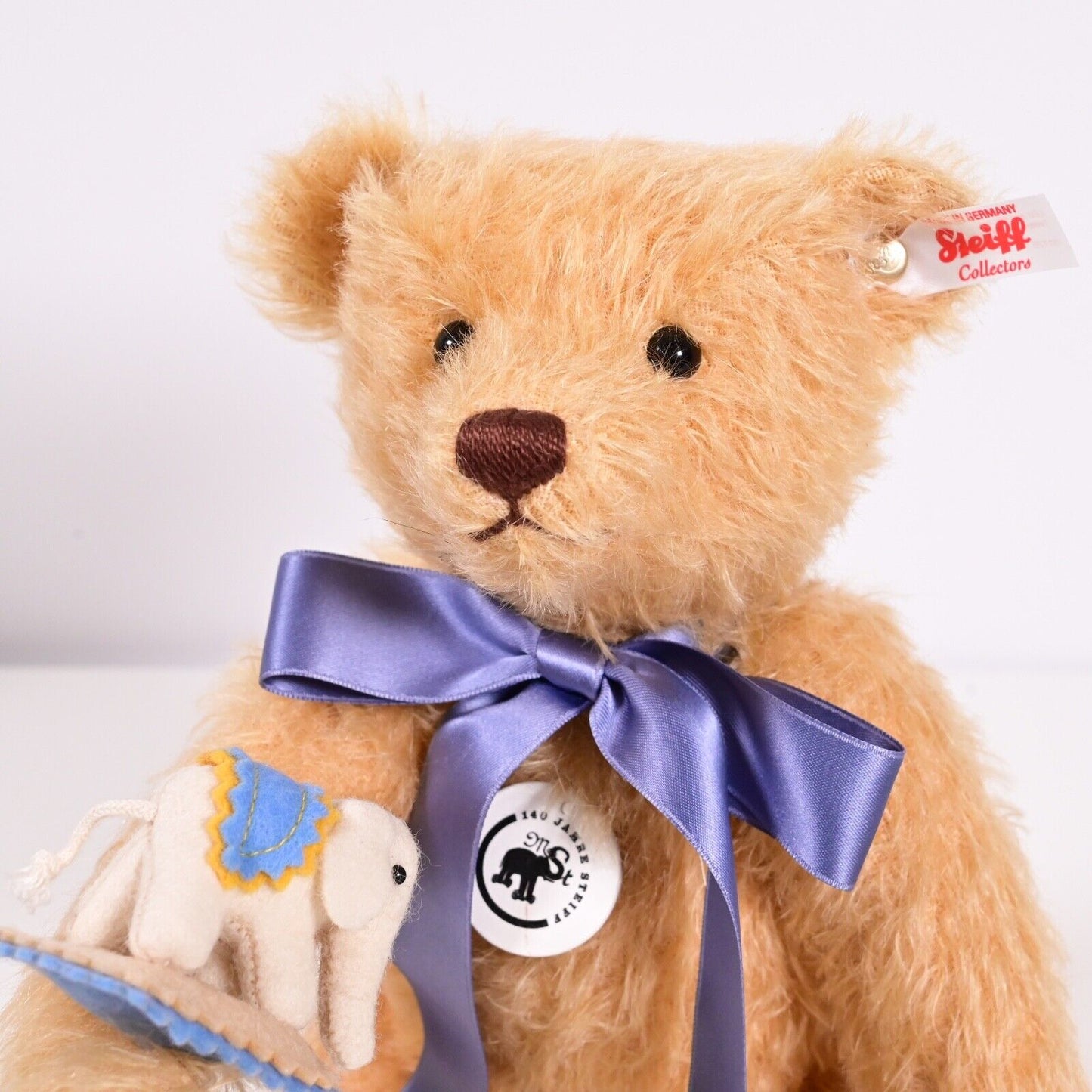 Steiff Teddy Bear With Little Felt Elephant - Limited Edition 1880 / 006166