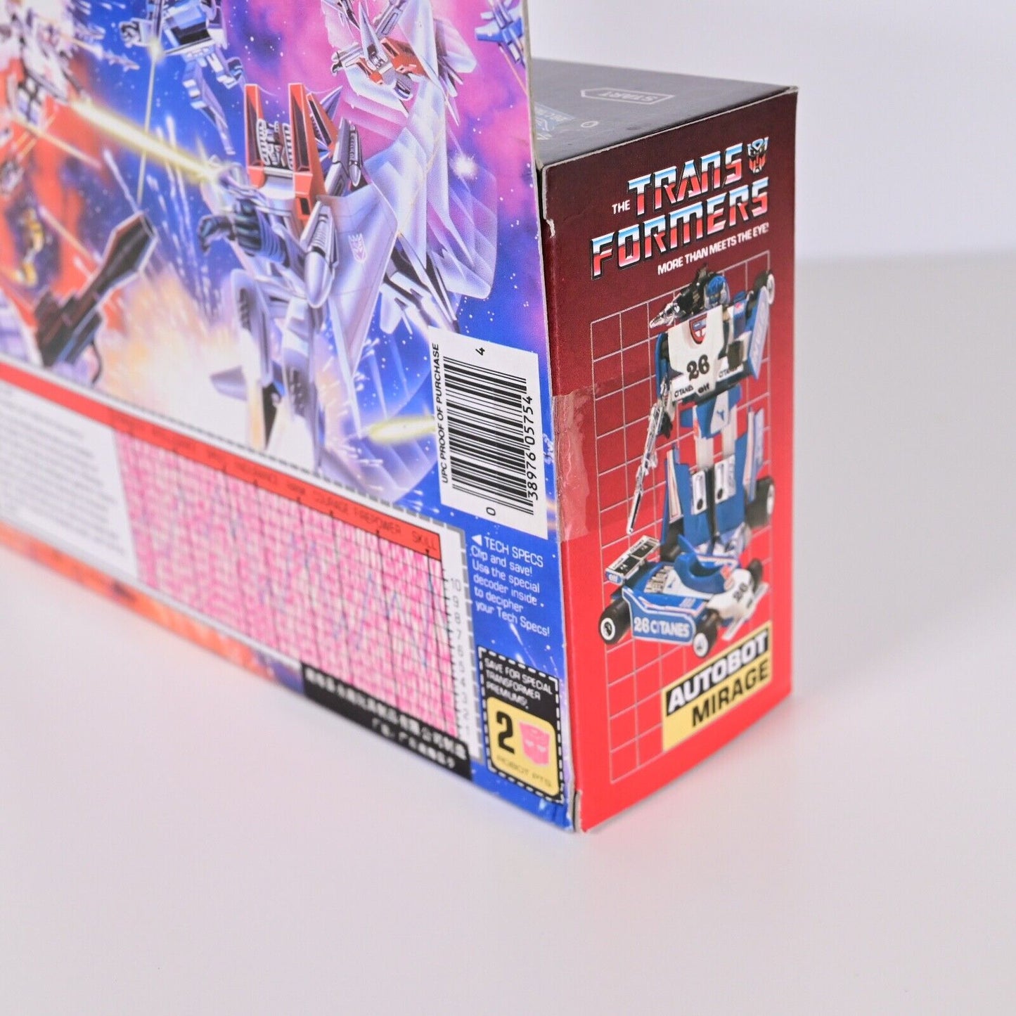 Vintage Hasbro Transformers G1 Autobot Spy Mirage RARE & SEALED
