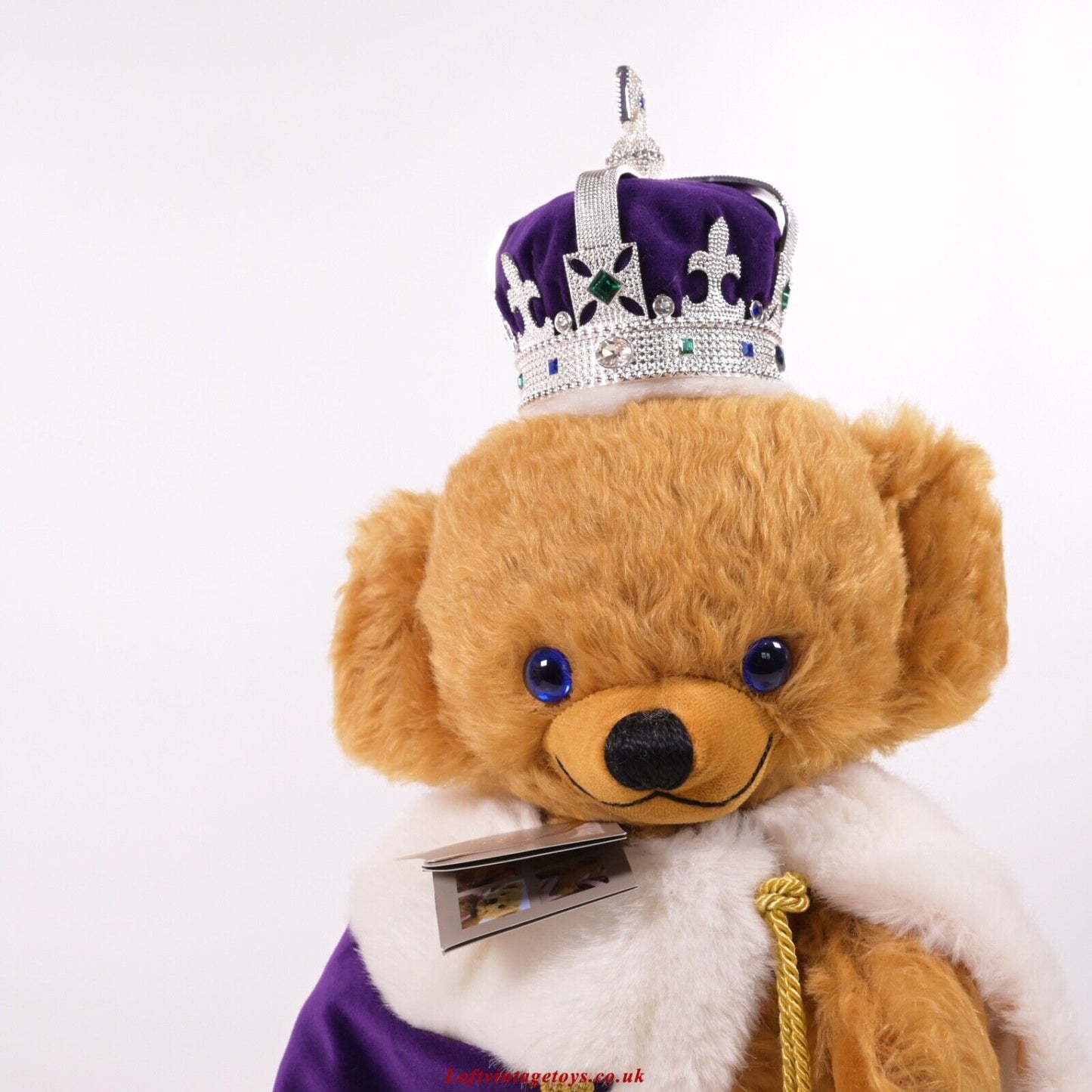 Merrythought King Charles III Coronation Commemorative Cheeky Bear