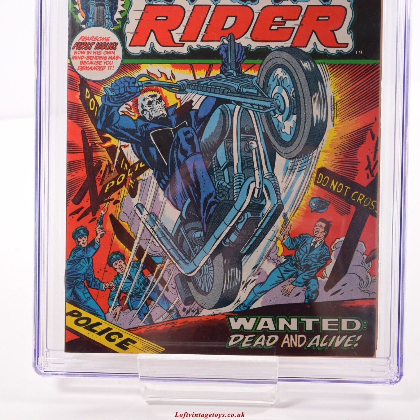 Ghost Rider 1 Marvel CGC 8.0 - UK Price Variant 9/73