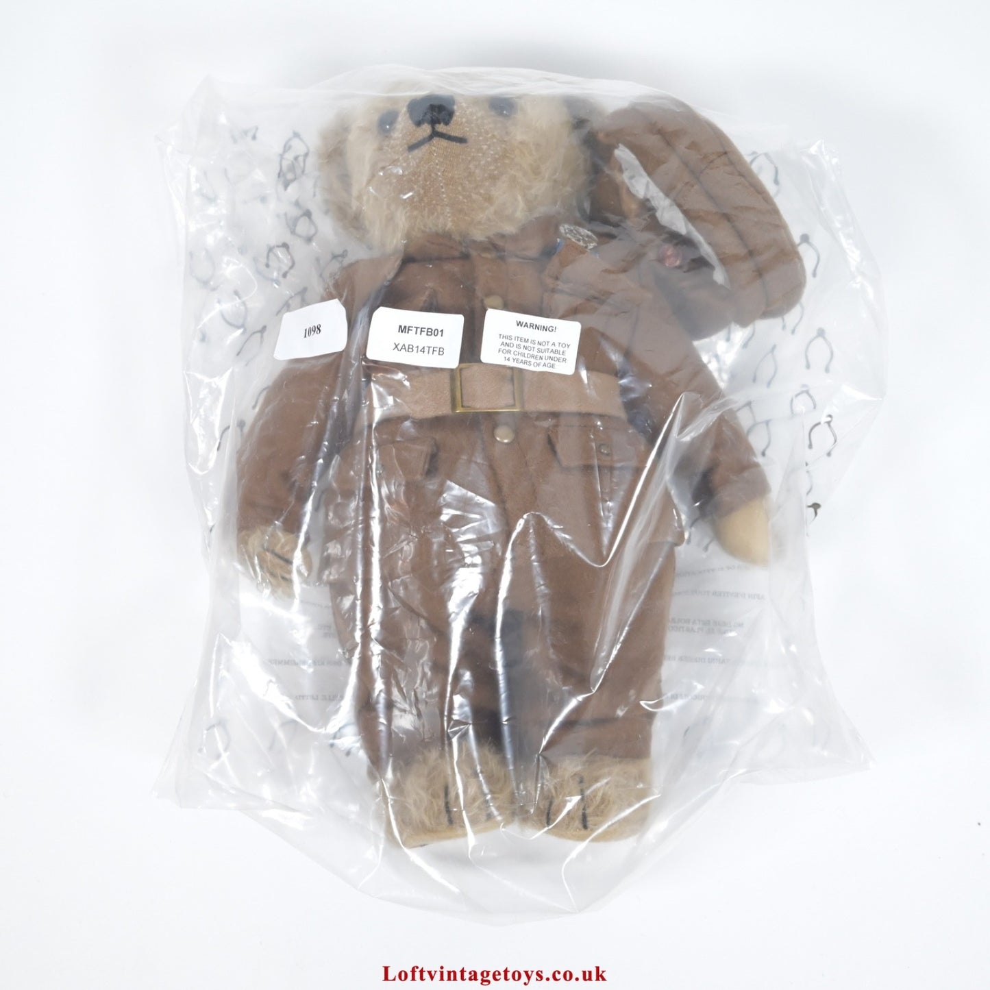 Merrythought Soldier Teddy Bear The Fallen, Ltd Edition of 1918