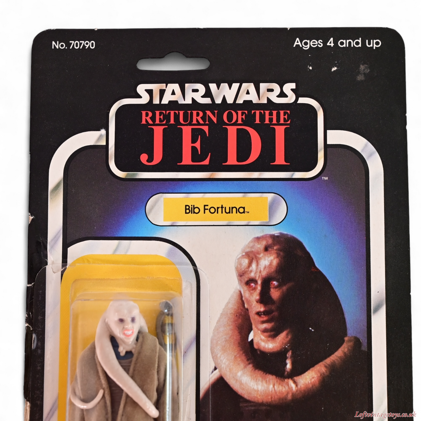 Vintage 1983 Kenner Star Wars Return Of The Jedi Bib Fortuna
