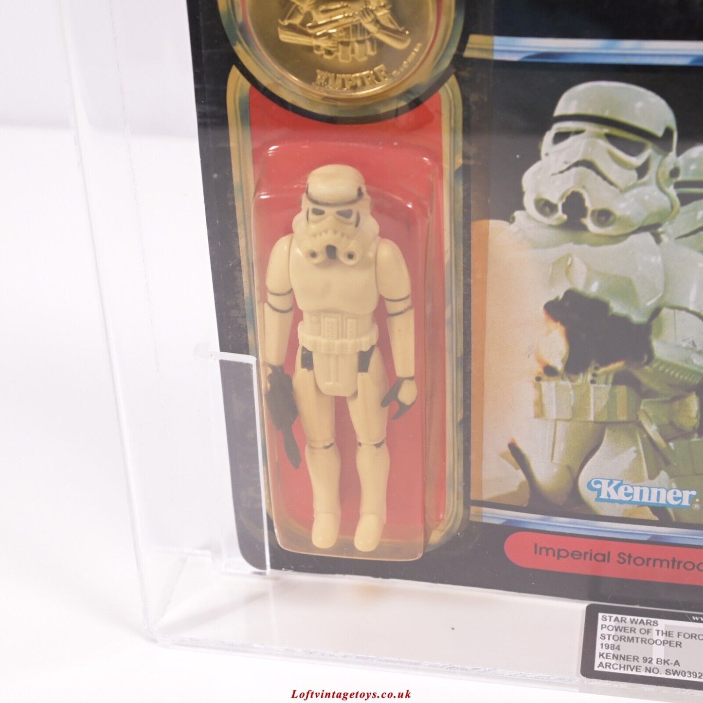 Star Wars The Power Of The Force Imperial Stormtrooper 92back / UKG 75