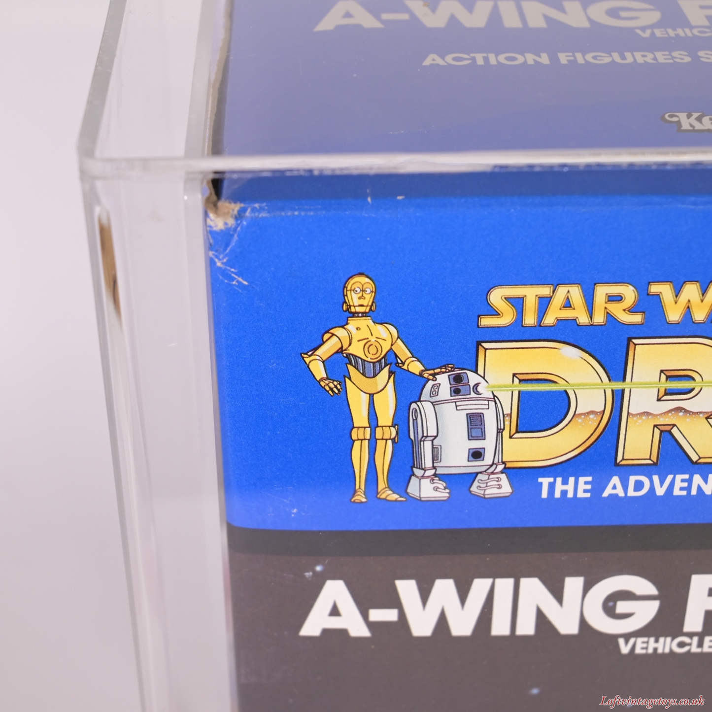 Vintage Star Wars Droids A Wing Fighter MISB 1984 - CAS 75 Grade