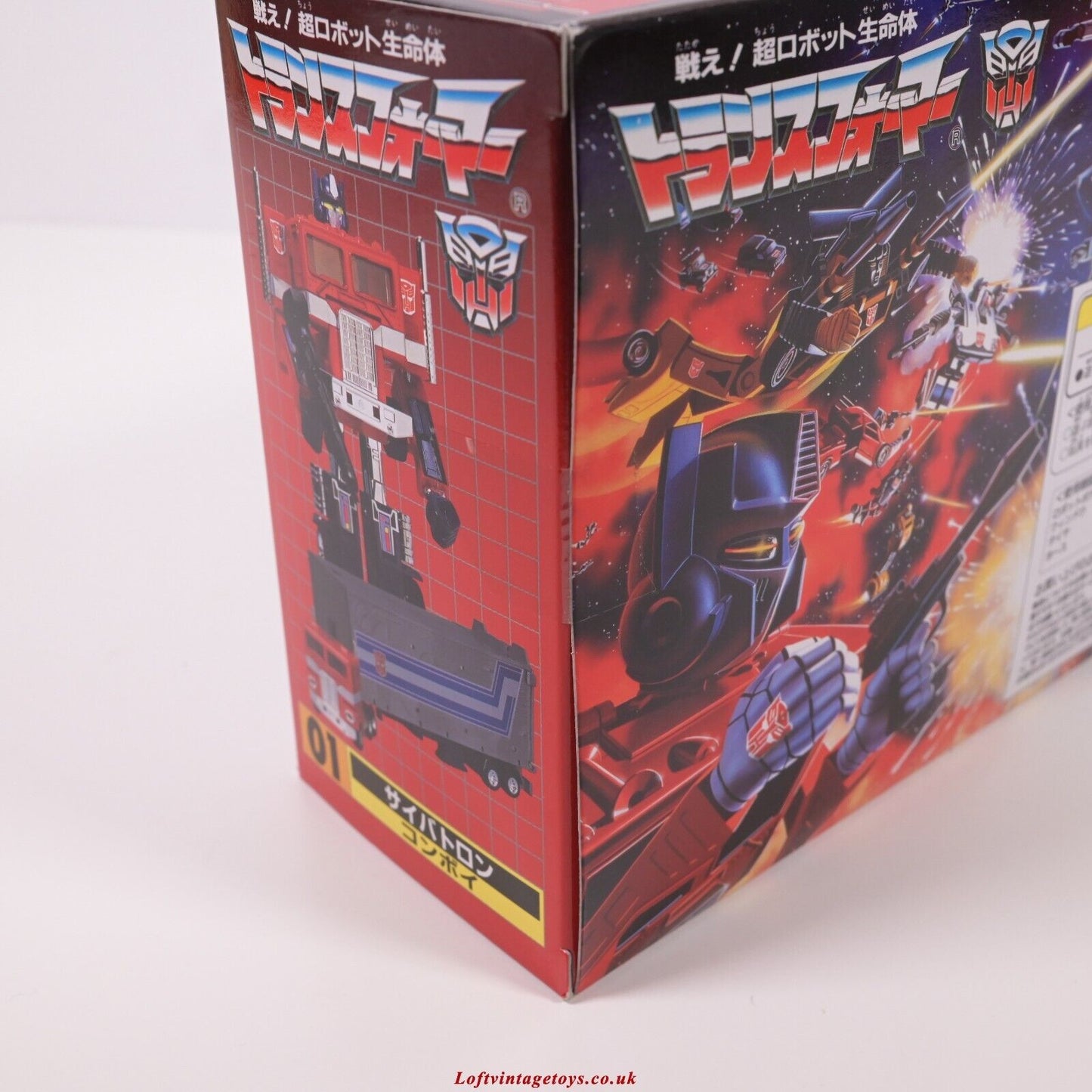 Transformers Takara Optimus Prime Convoy 01 Schwarze Version Jafcon - Neu und versiegelt
