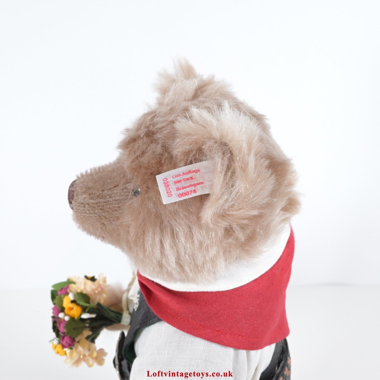 Steiff Bräutigam Teddybär Bräutigam – 038020 Limited Edition von 500