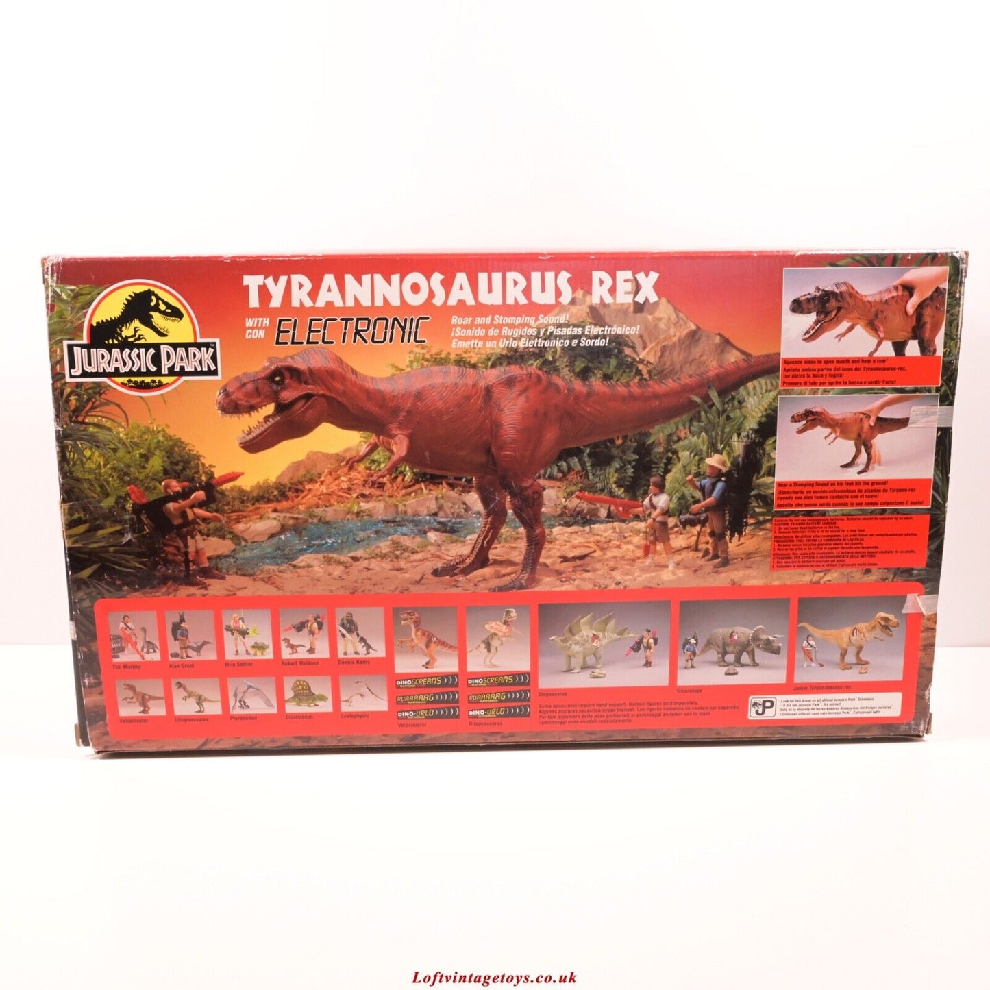 Kenner Jurassic Park Electronic Tyrannosaurus T-Rex - 1993