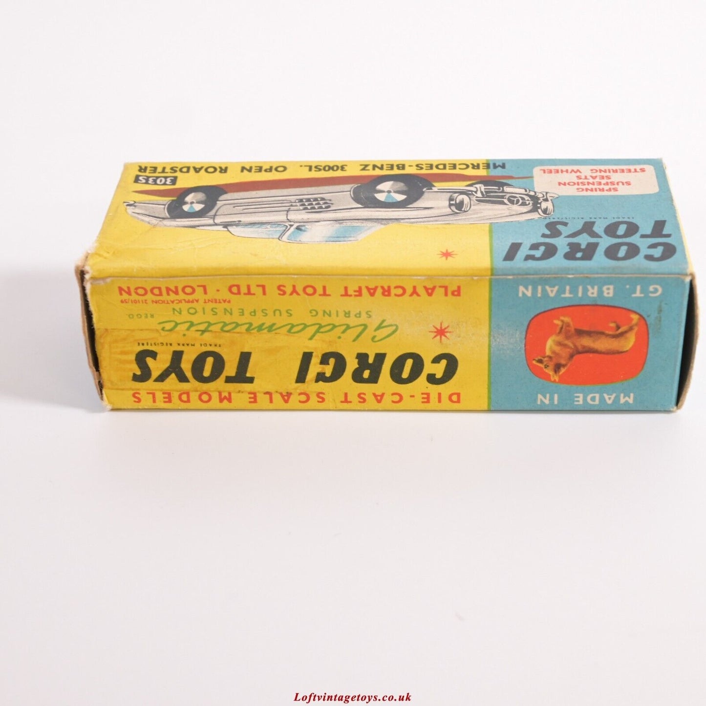 Corgi Toys 303S Mercedes 300SL Open Roadster