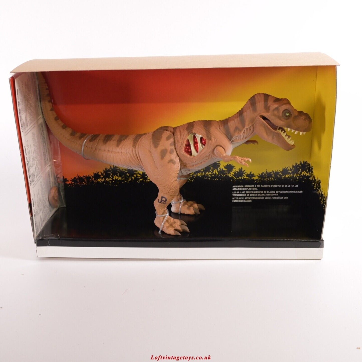 Kenner Jurassic Park Tyrannosaurus Rex Junior- Very RARE European Style Box