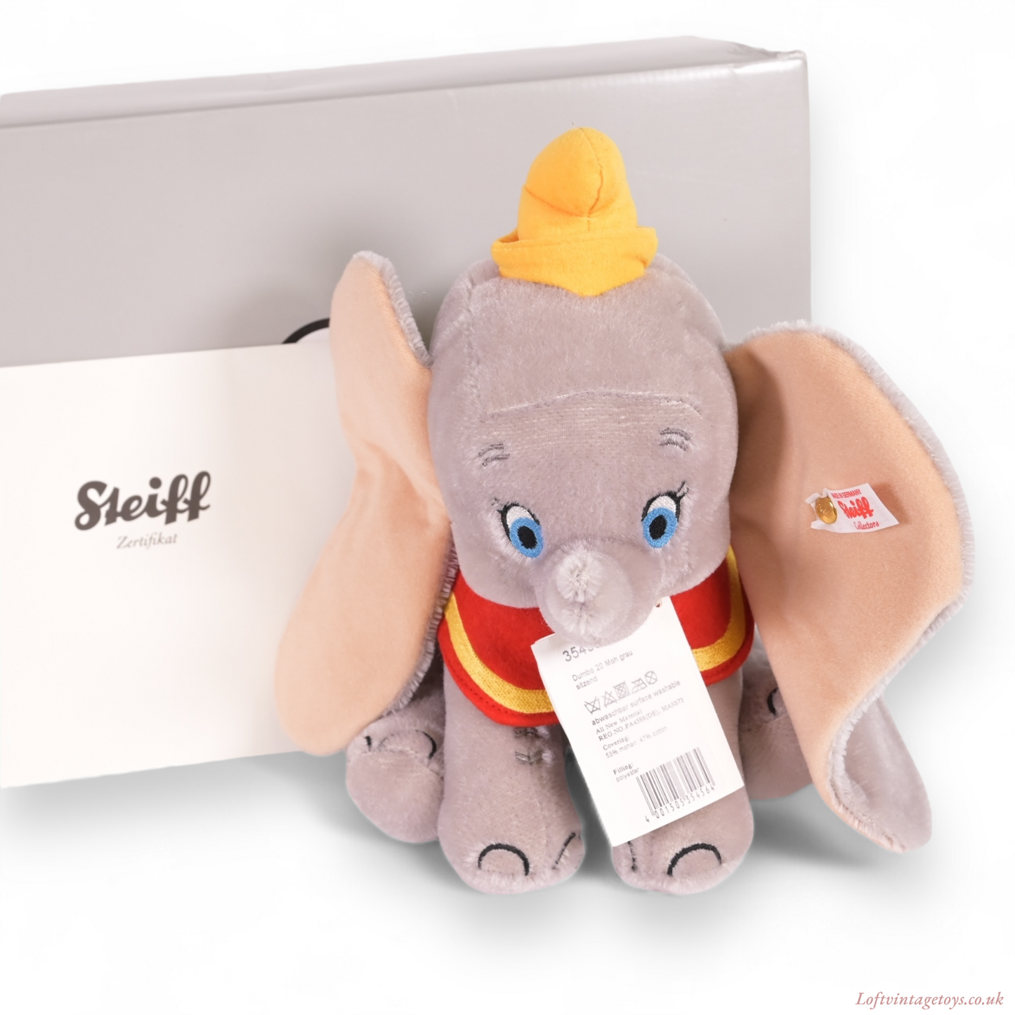 Steiff Dumbo 354564 Ltd Edition von 2.000 mit Zertifikat