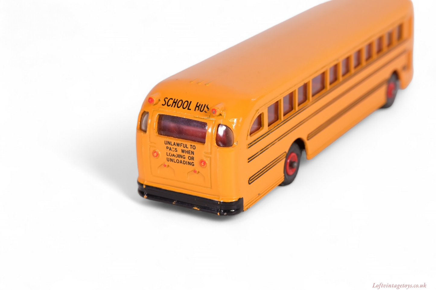 Dinky Toys 949 Wayne School Bus with Black Lines