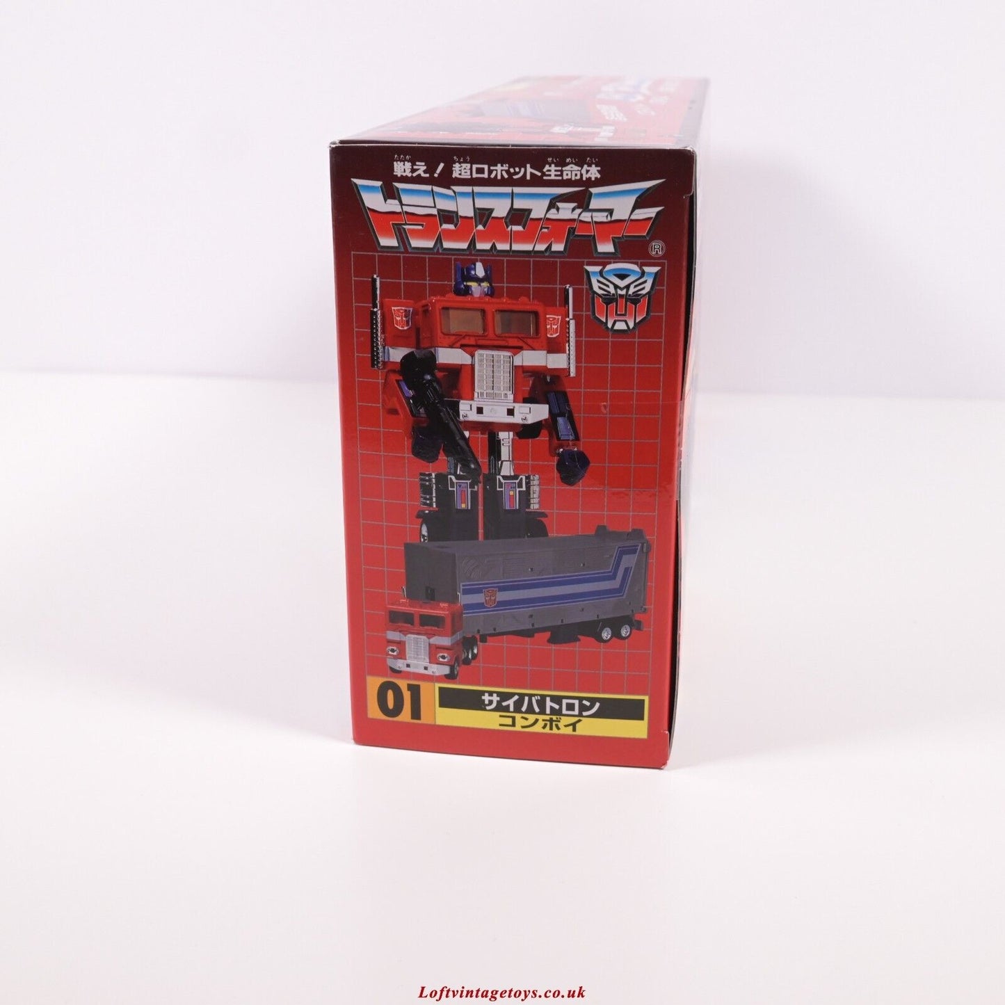 Transformers Takara Optimus Prime Convoy 01 Schwarze Version Jafcon - Neu und versiegelt