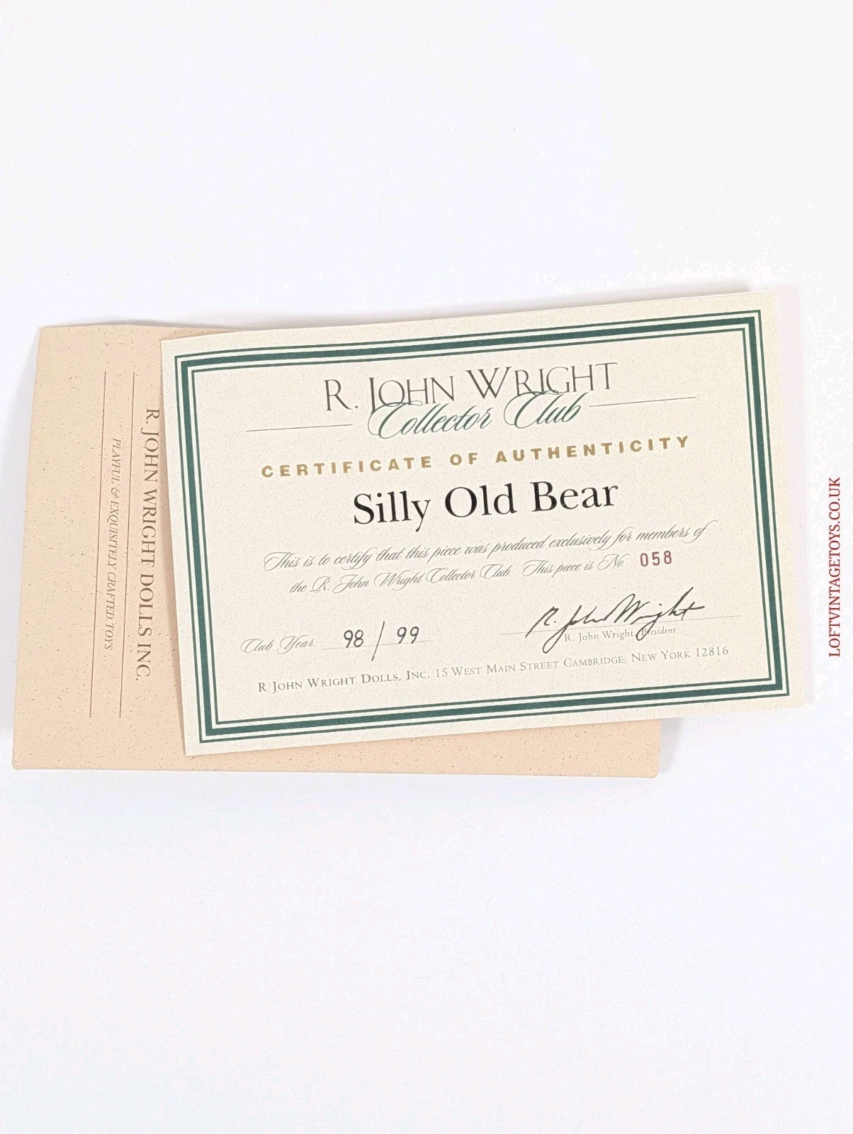 R. John Wright Winnie The Pooh - Silly Old Bear