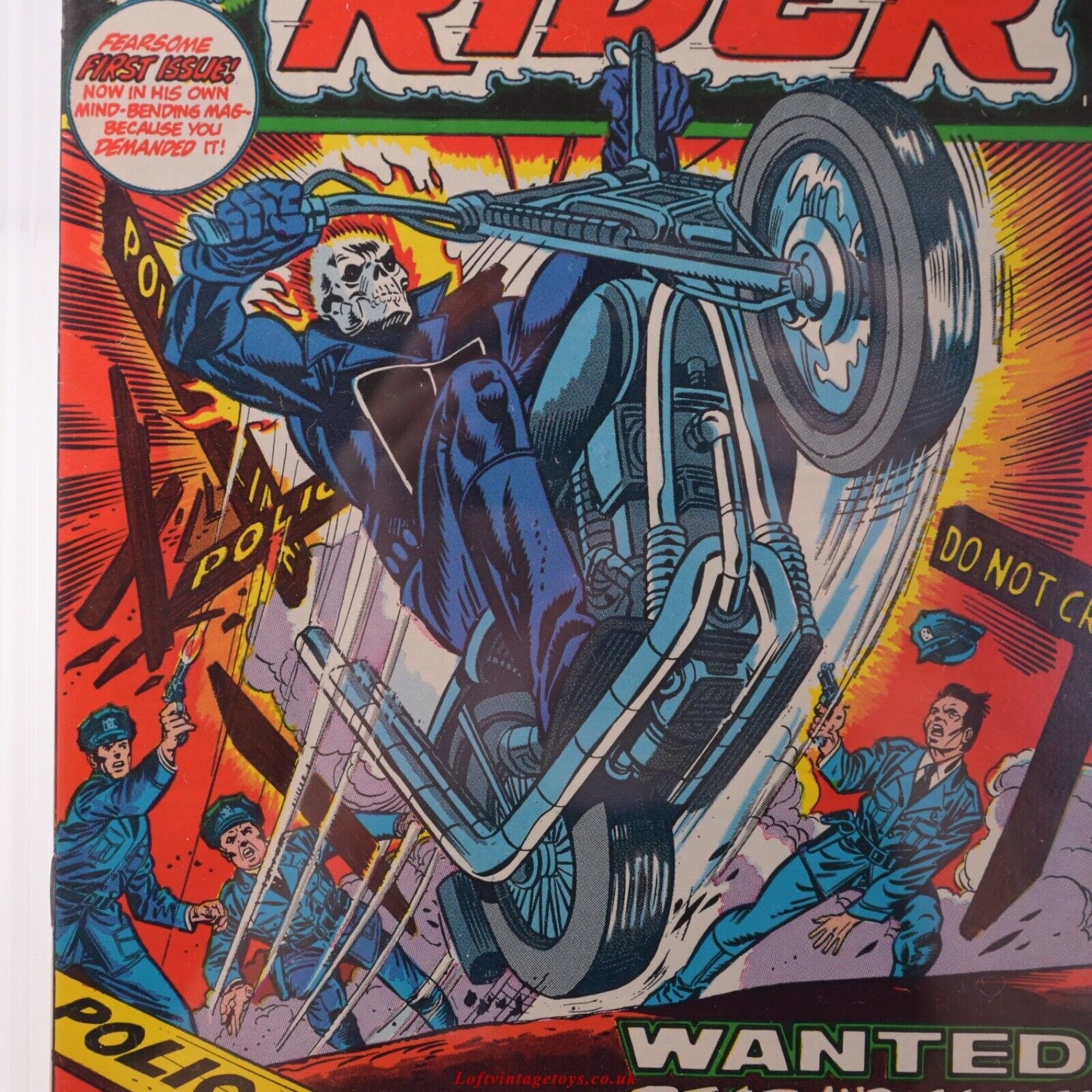 Ghost Rider 1 Marvel CGC 8.0 - UK Price Variant 9/73