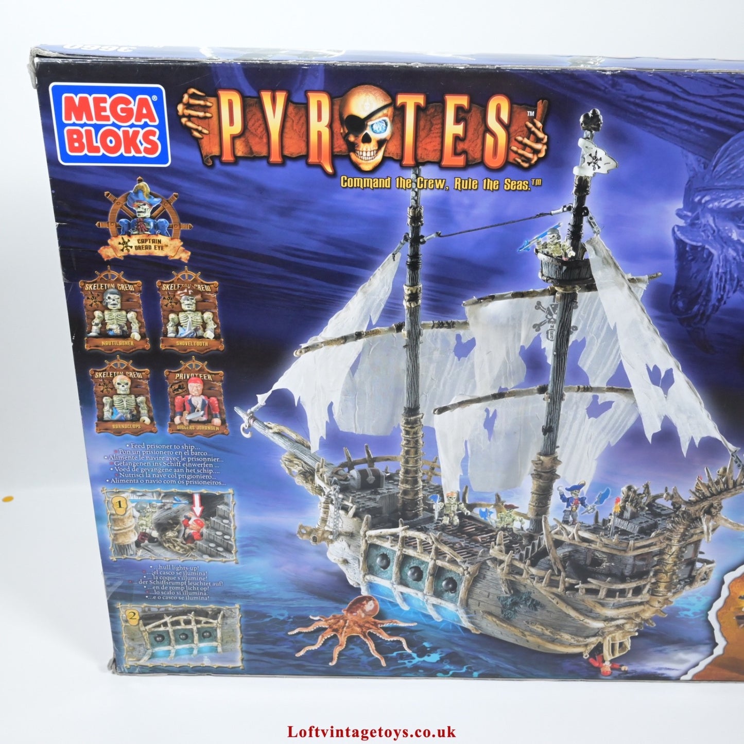 Mega Bloks 3660 Pirates Dread Eye’s Phantom Set - New & Sealed