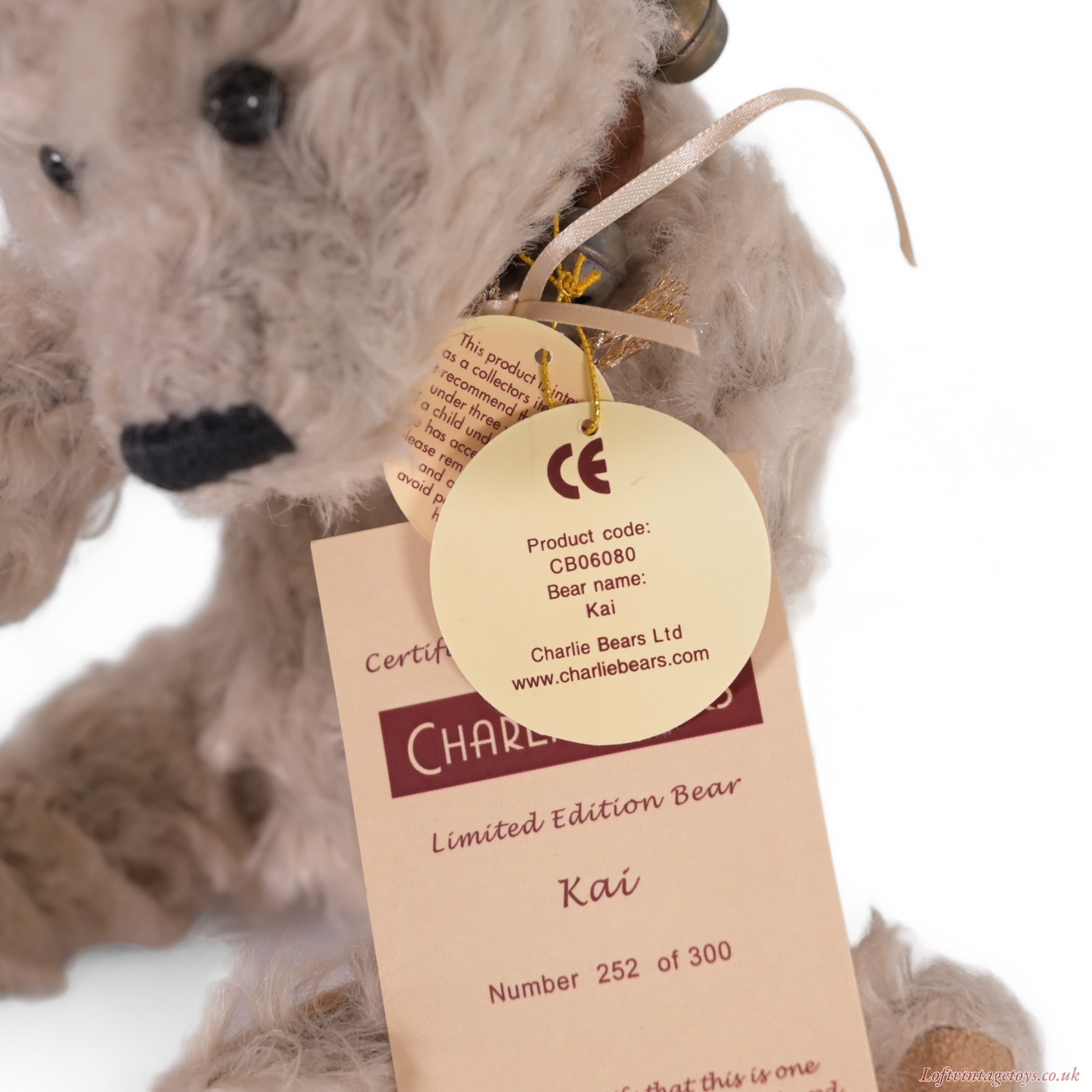 Charlie Bears Kai - CB 06080, Ltd Ed 252 /300 "First Twelve Bears of 2006" RARE