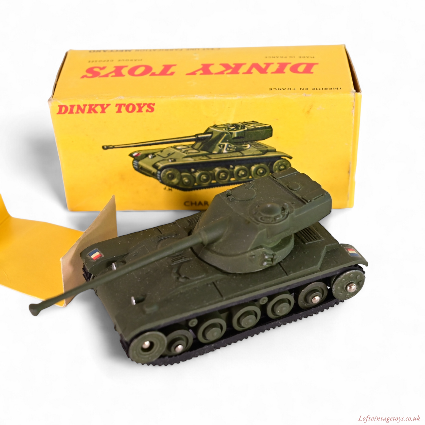 Dinky 817 Char AMX Panzer mit Innenteil und Box