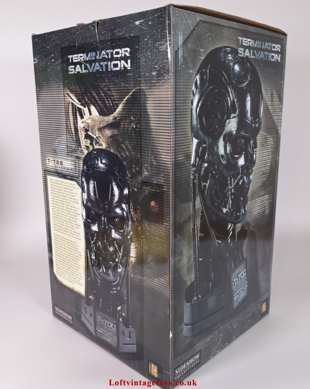 Sideshow 1:1 Scale Terminator Salvation T-700 Endoskull With Led Eyes