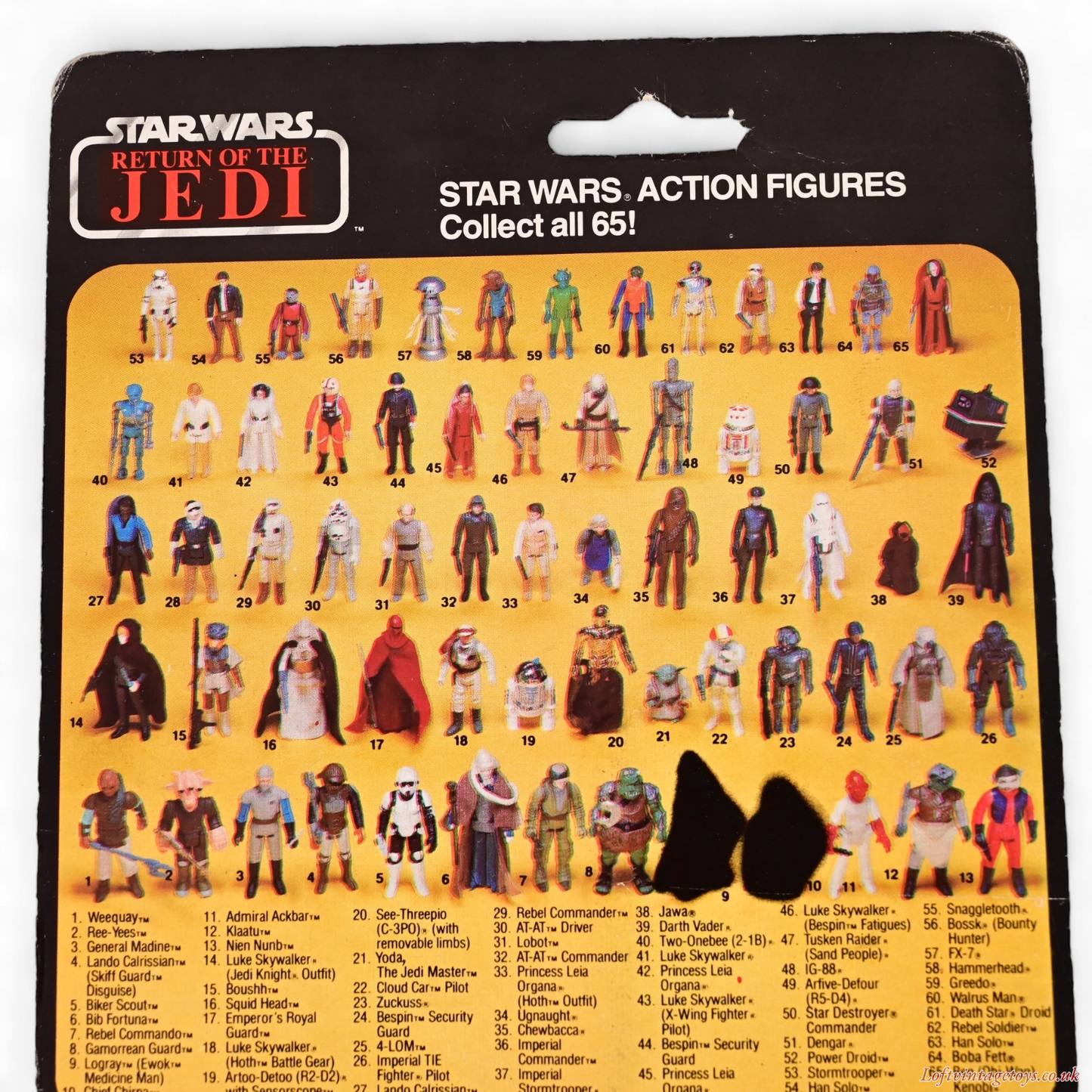 Vintage Palitoy Star Wars Return of the Jedi C-3PO - 65back