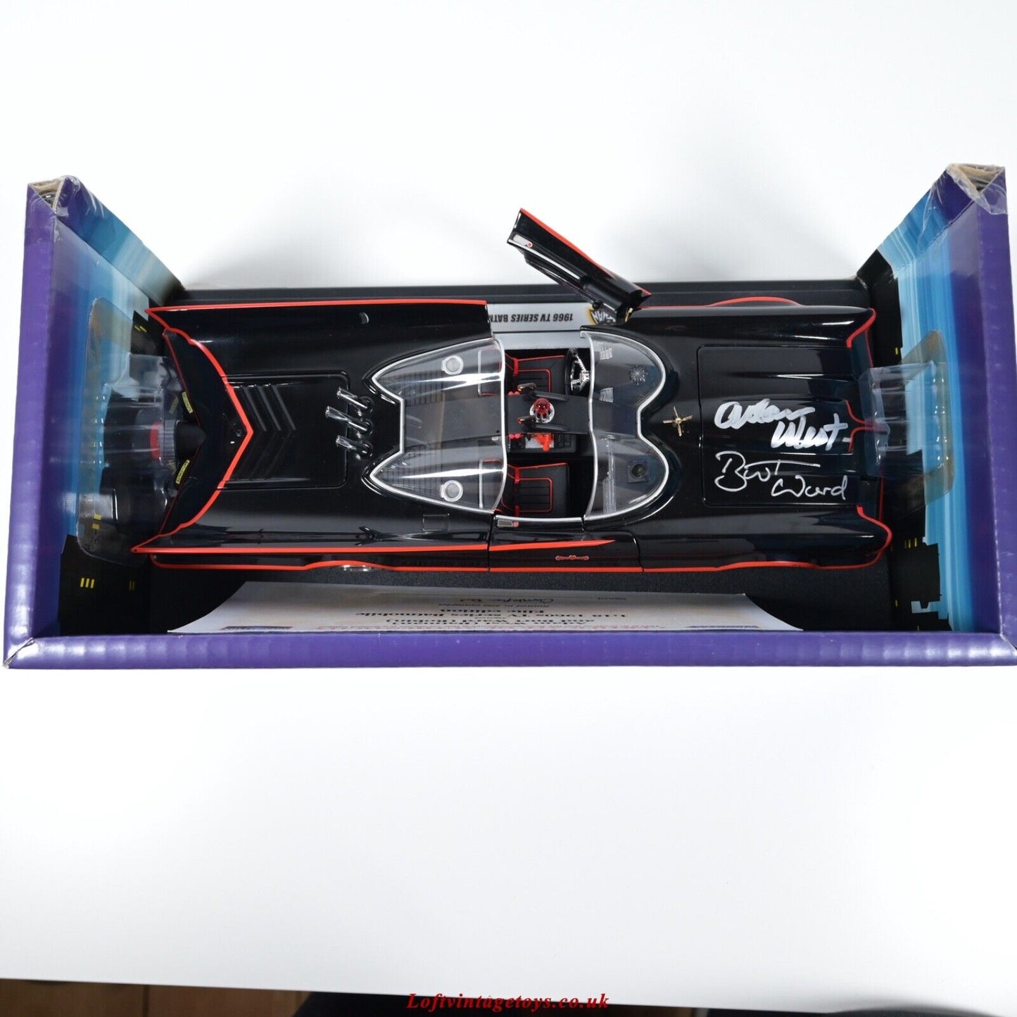 Elite Batmobile 1:18 Hot Wheels 1966 Tv Series - Ltd Ed of 200 SIGNED - RARE