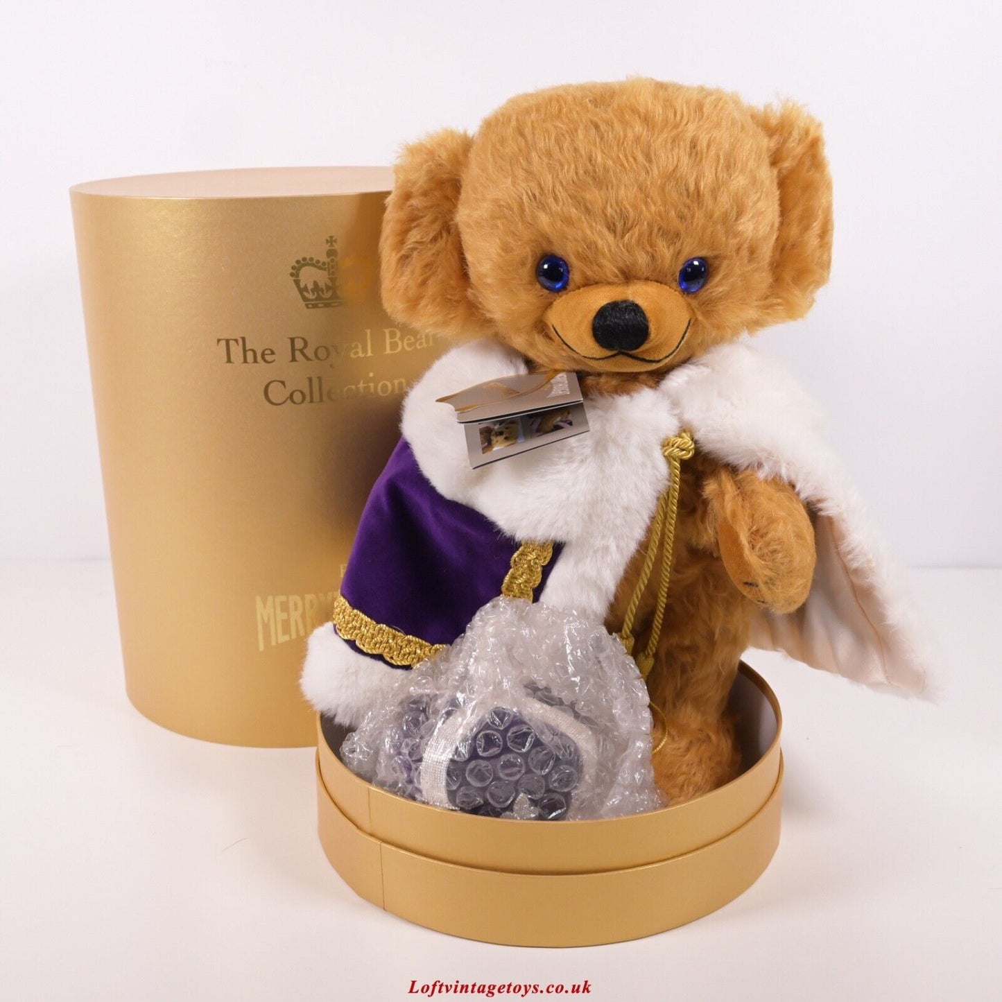 Merrythought King Charles III Coronation Commemorative Cheeky Bear