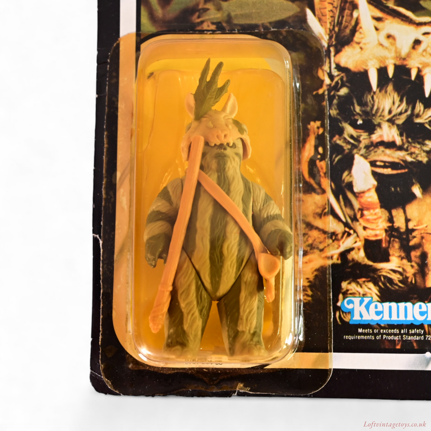 Vintage Kenner Star Wars Return Of The Jedi Teebo - 79A card