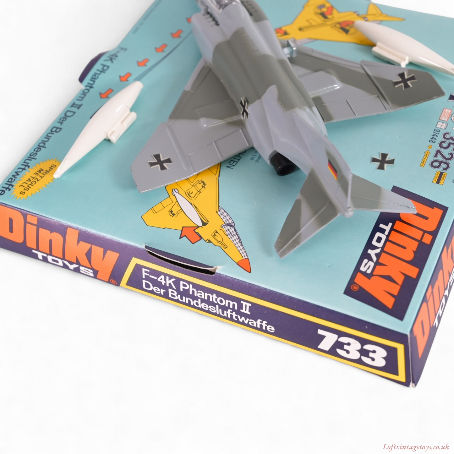 Dinky 733 F-4K Phantom II Aircraft / Der Bundesluftwaffe - Mint