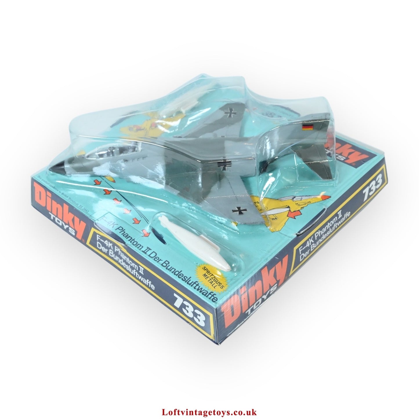 Dinky 733 F-4K Phantom II Aircraft / Der Bundesluftwaffe - Mint/New
