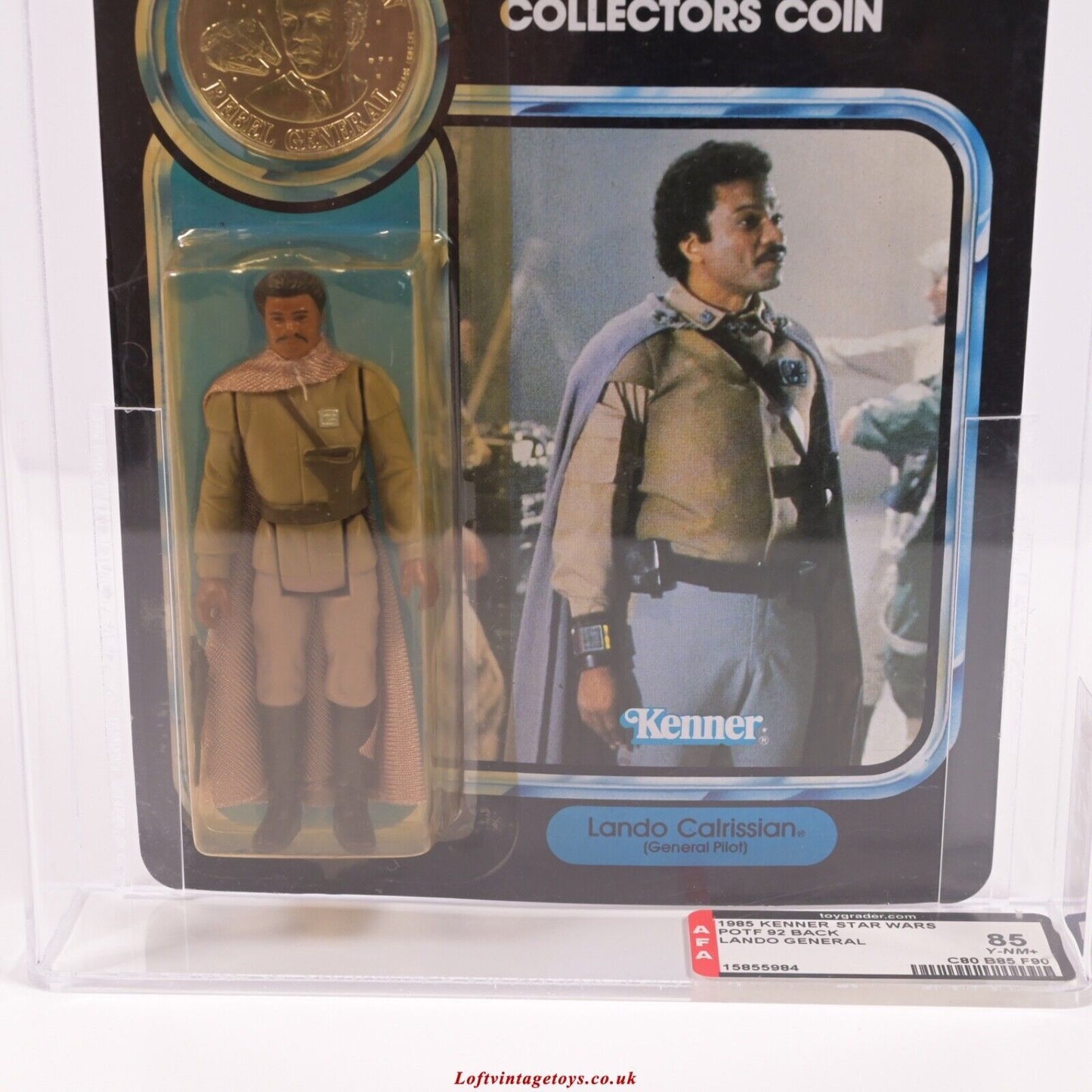 Vintage Star Wars The Power Of The Force - Lando Calrissian, AFA 85