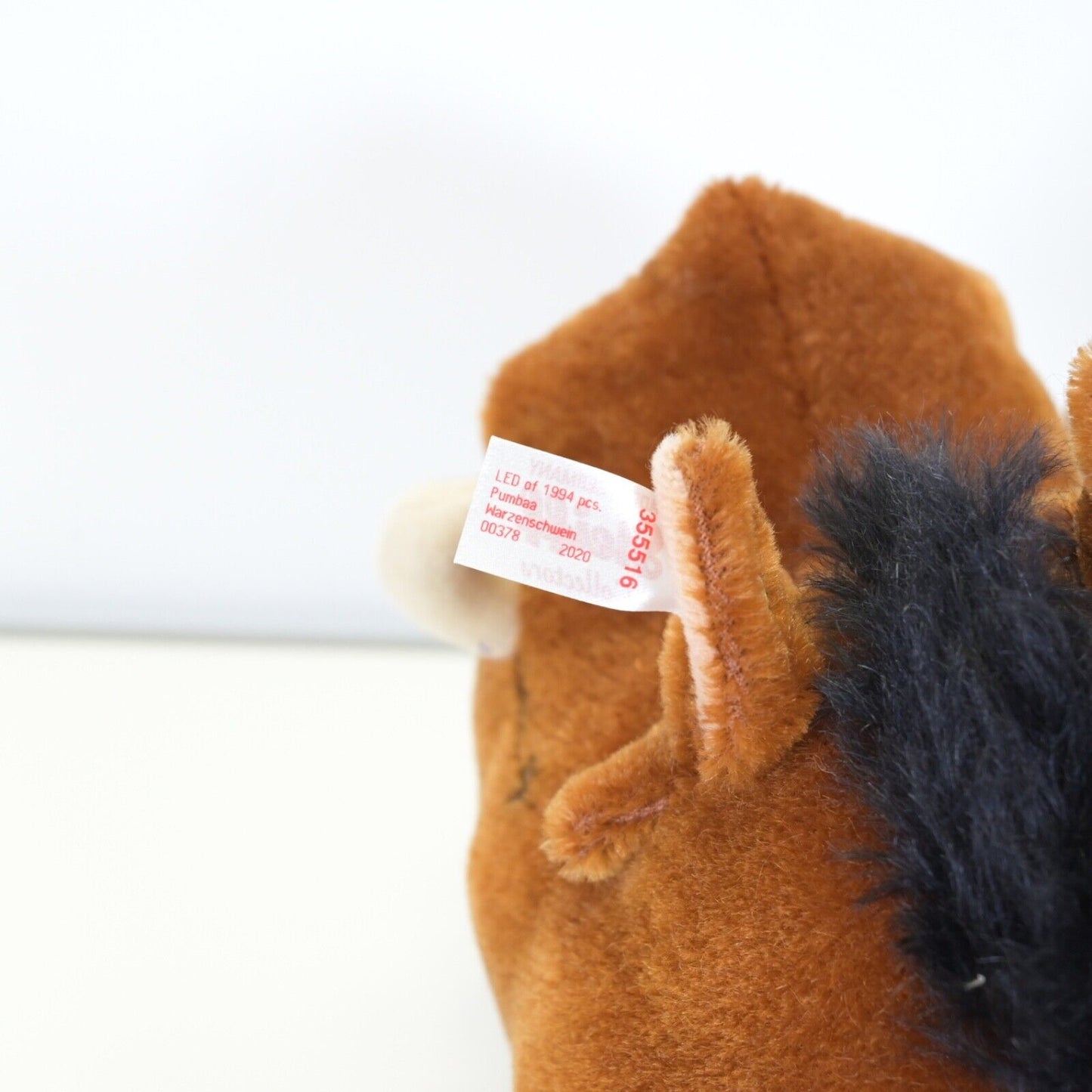 Steiff Disney Lion King Pumba Ltd Edition - 355516