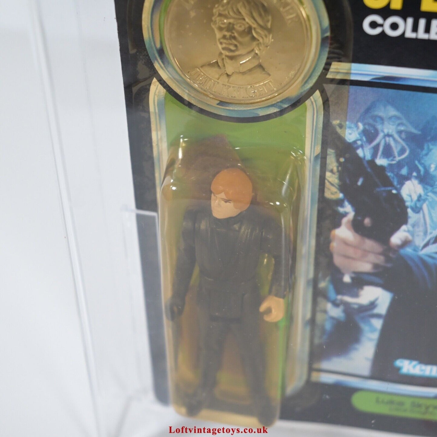 Kenner Star Wars Power of the Force Luke Skywalker 92 AFA 85 not UKG