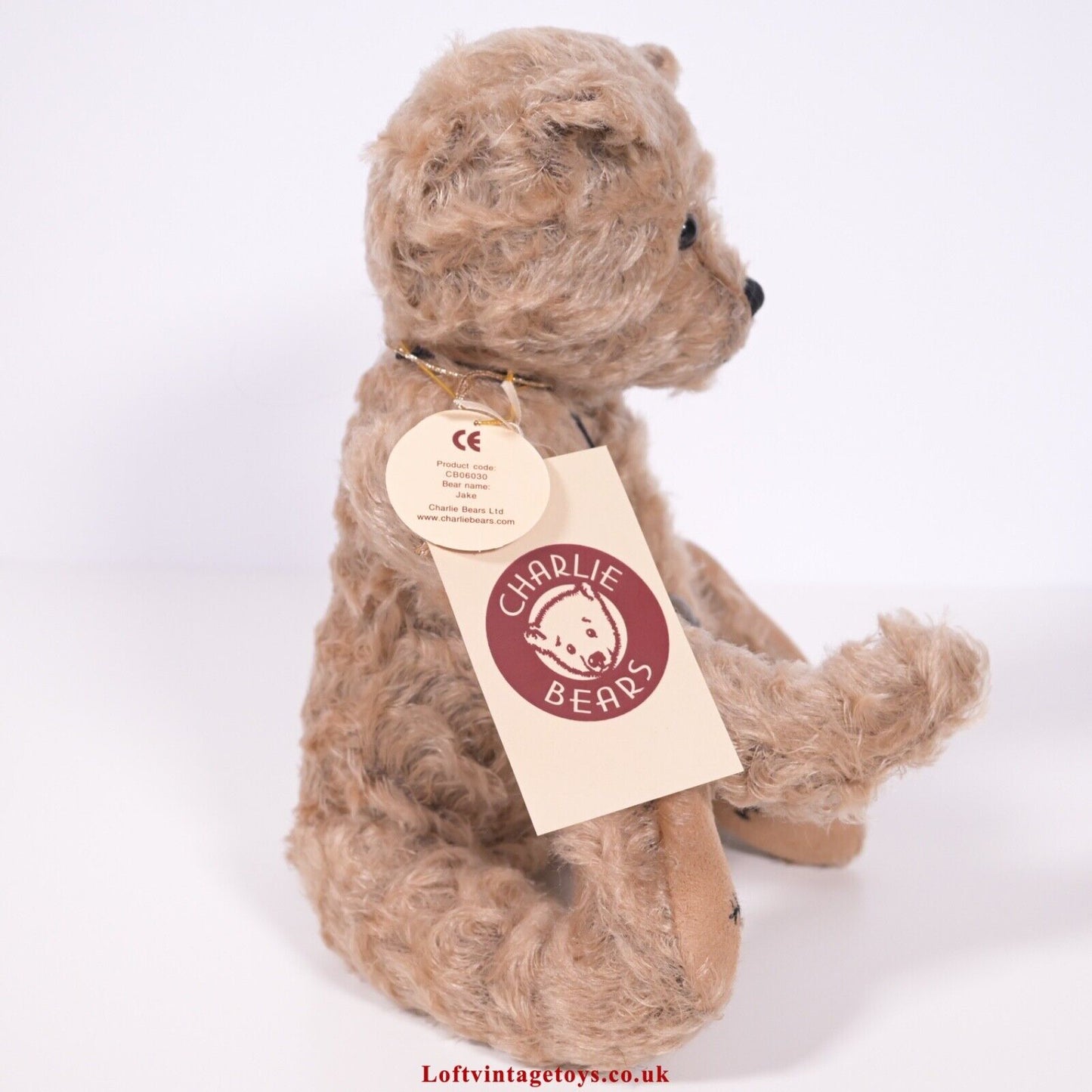 Charlie Bears Jake Teddy Bear - CB06030, from 2006, Ltd Ed 70 of 600 RARE