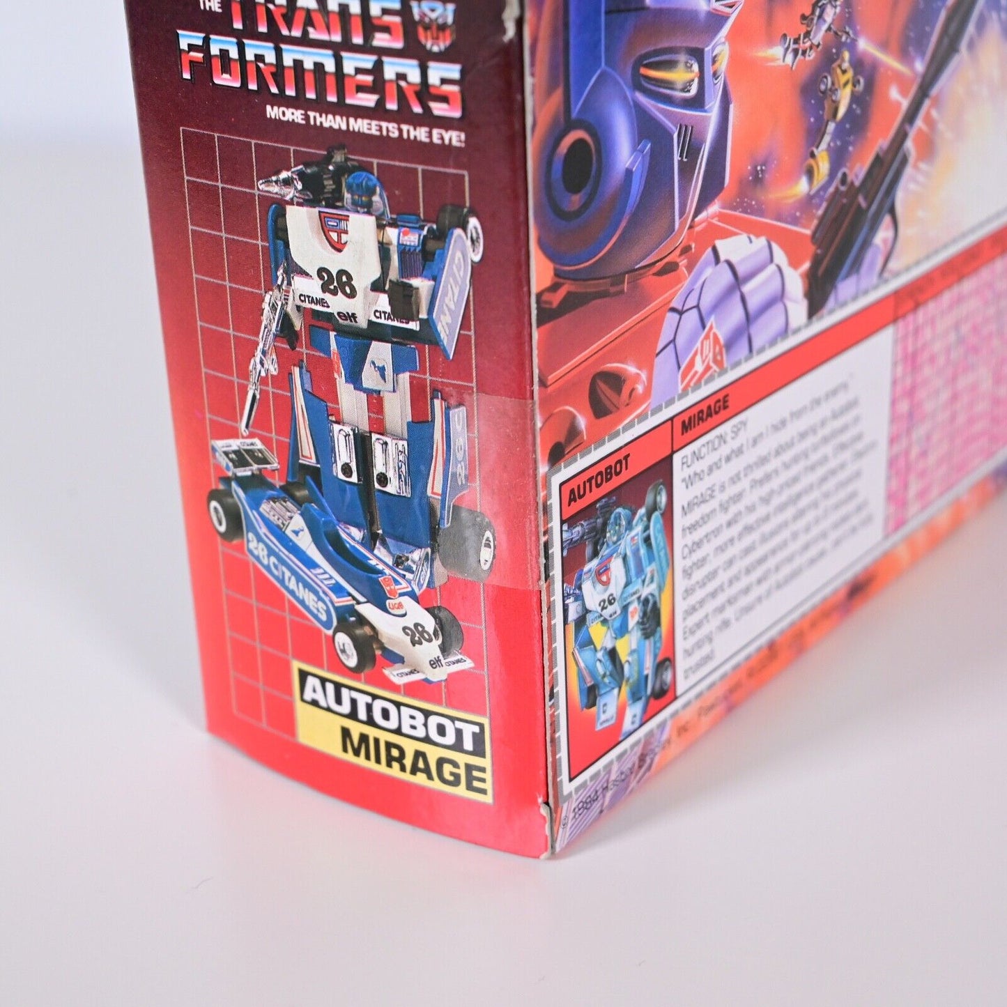 Vintage Hasbro Transformers G1 Autobot Spy Mirage RARE & SEALED