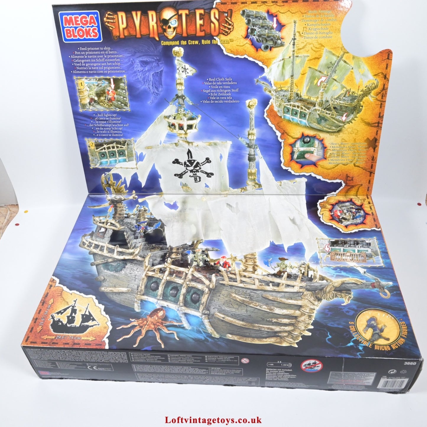 Mega Bloks 3660 Pirates Dread Eye’s Phantom Set - New & Sealed