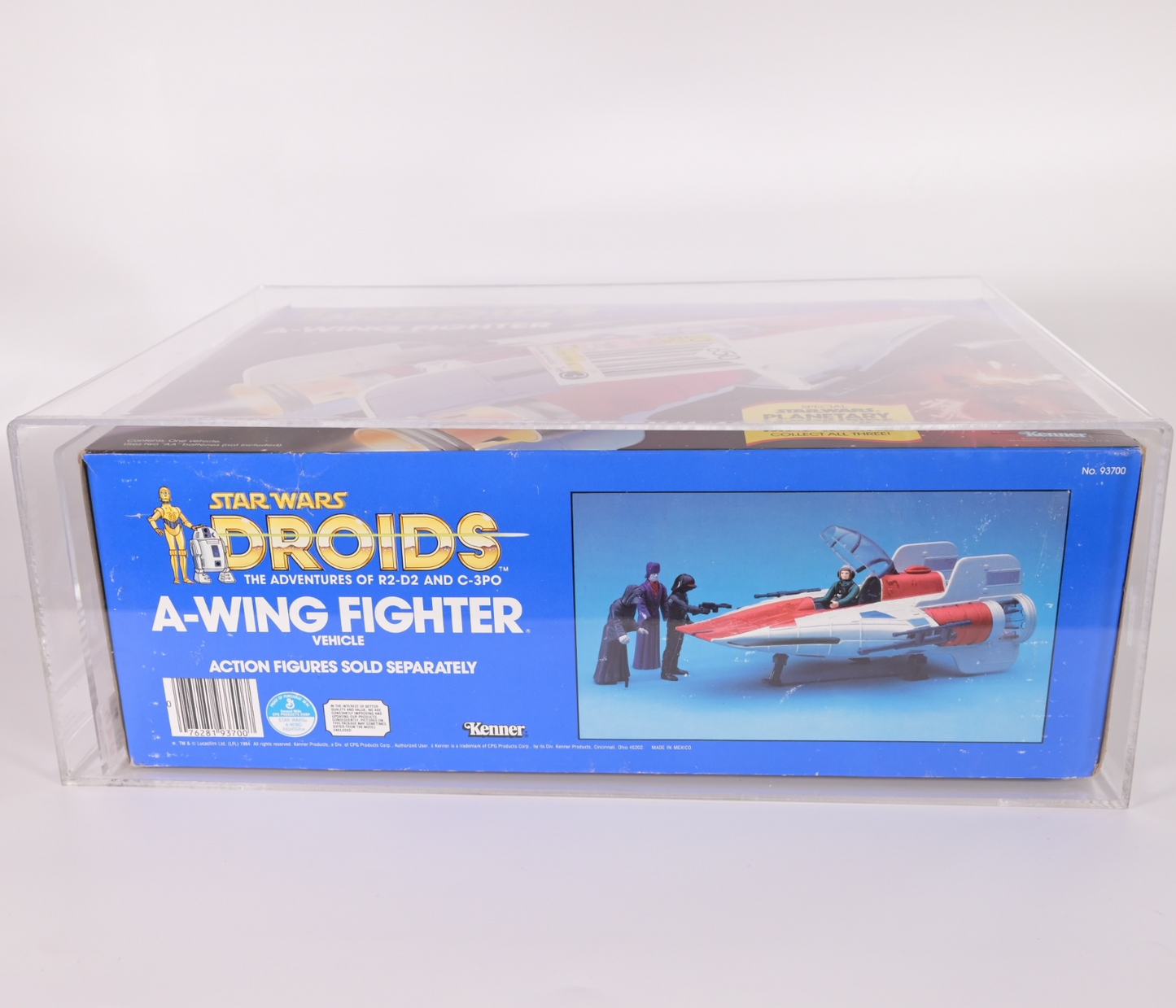 Vintage Star Wars Droids A Wing Fighter MISB 1984 - CAS 75 Grade