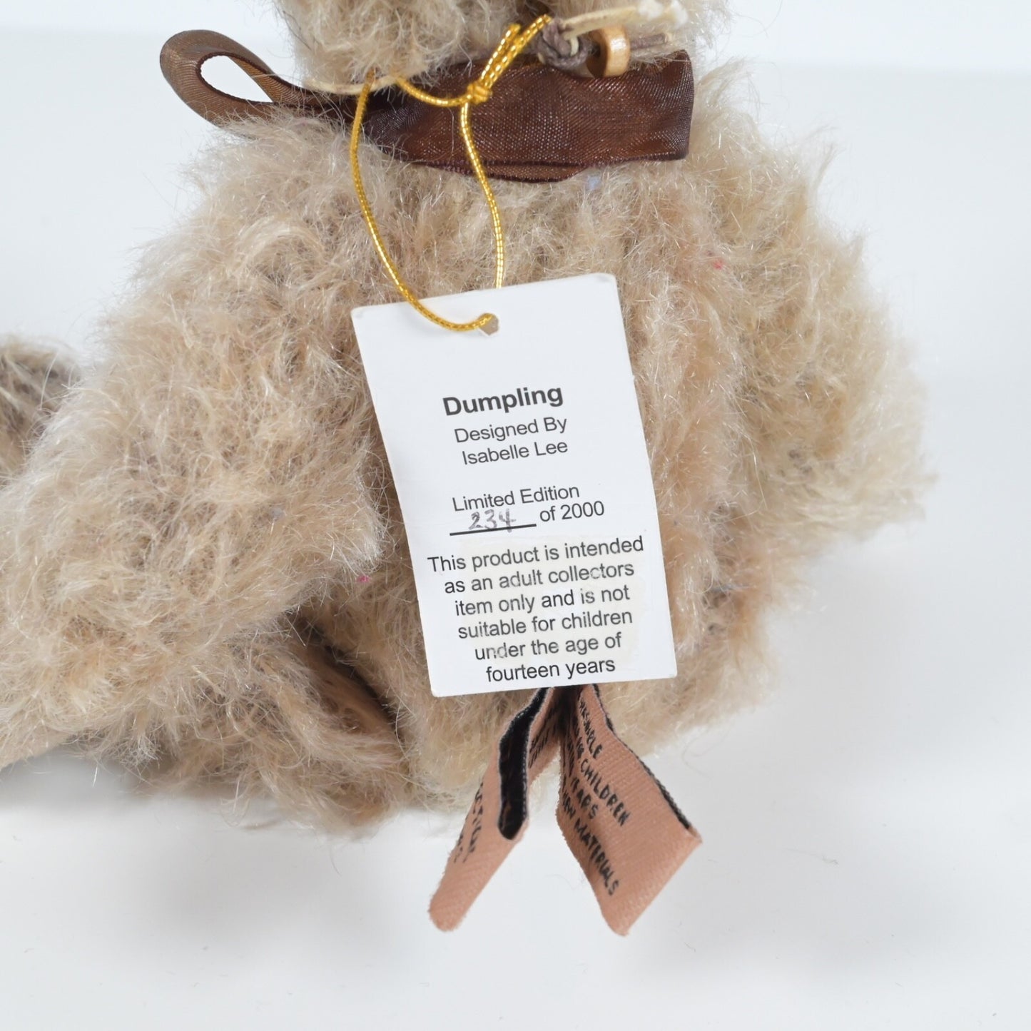 Charlie Bears Dumpling Isabelle Minimo Collection Teddy Bear, Ltd Ed