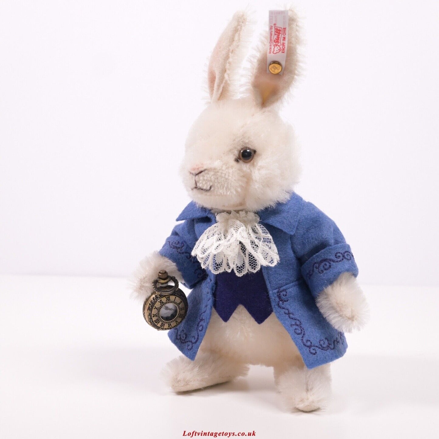 Steiff Vincent The White Rabbit from Alice in Wonderland Ltd ED - 034534