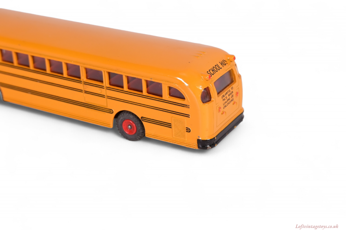 Dinky Toys 949 Wayne School Bus with Black Lines