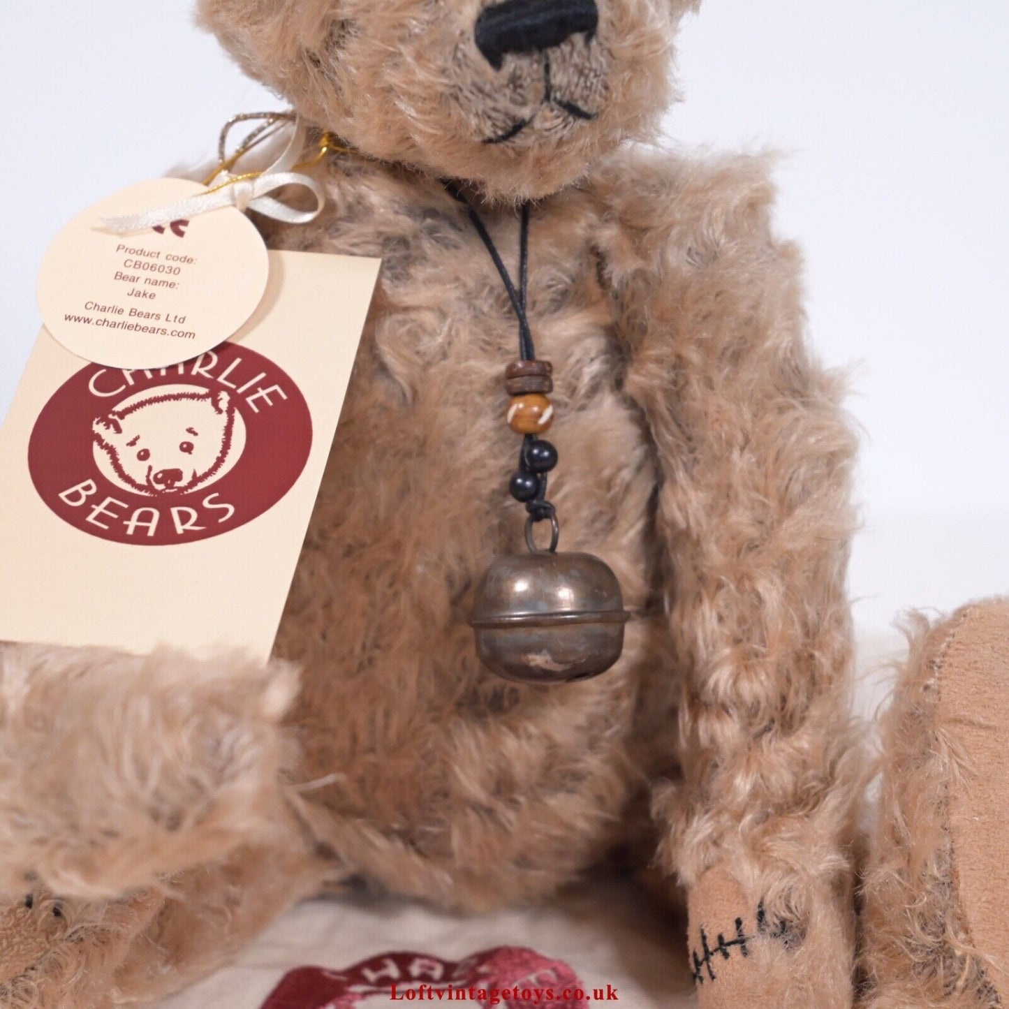 Charlie Bears Jake Teddy Bear - CB06030, from 2006, Ltd Ed 70 of 600 RARE