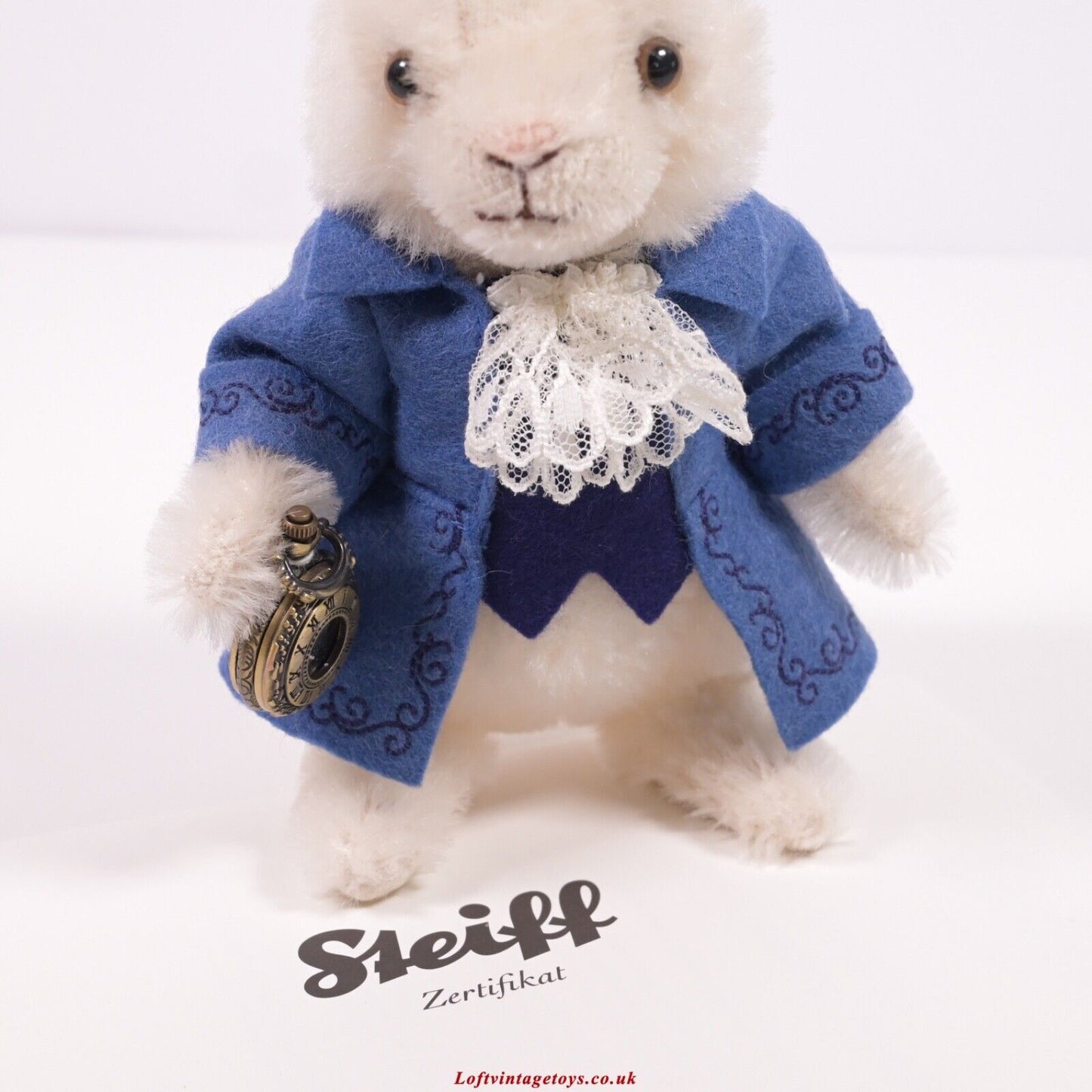 Steiff Vincent The White Rabbit from Alice in Wonderland Ltd ED - 034534