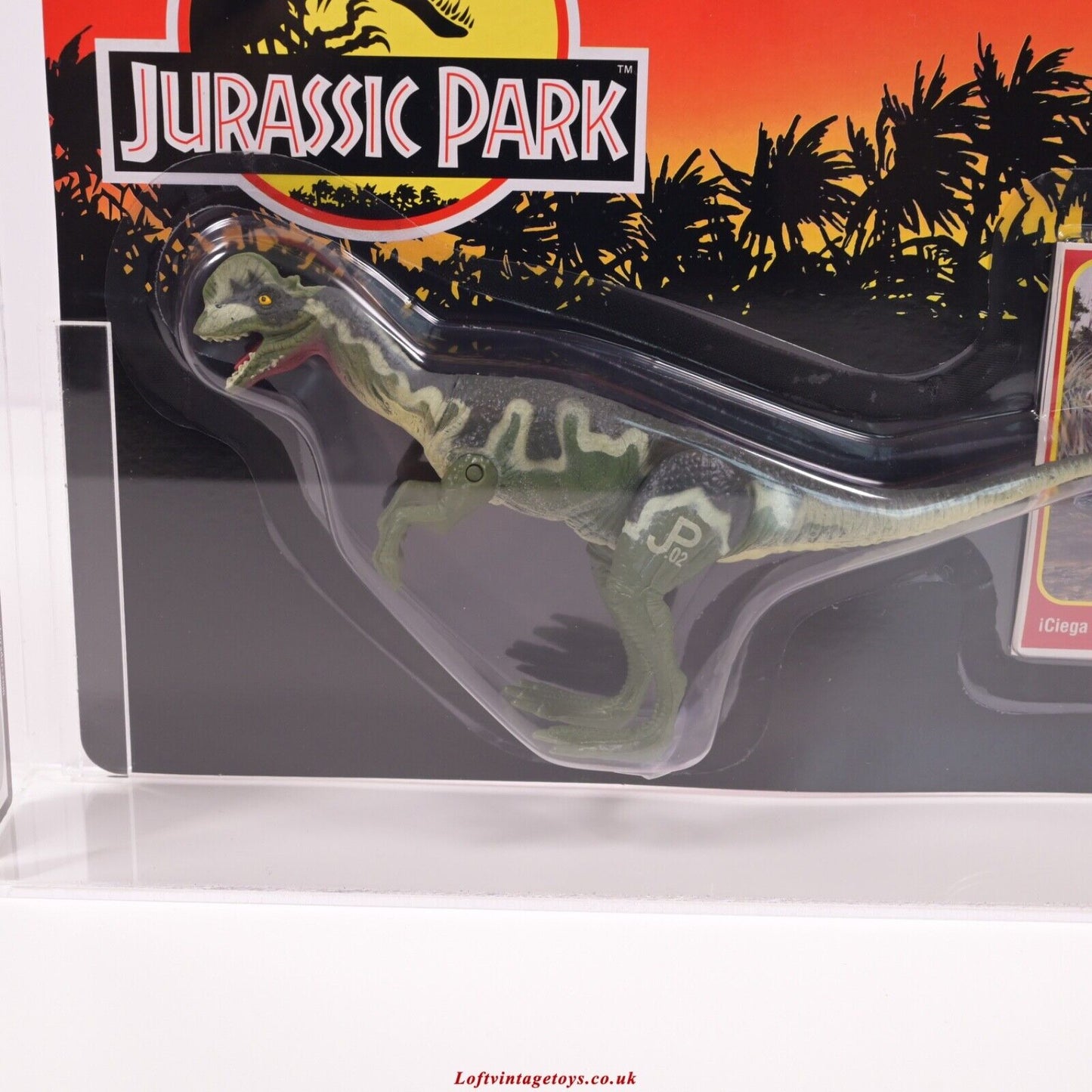 Vintage Kenner Jurrasic Park Dilophosaurus UKG 80 - 1983