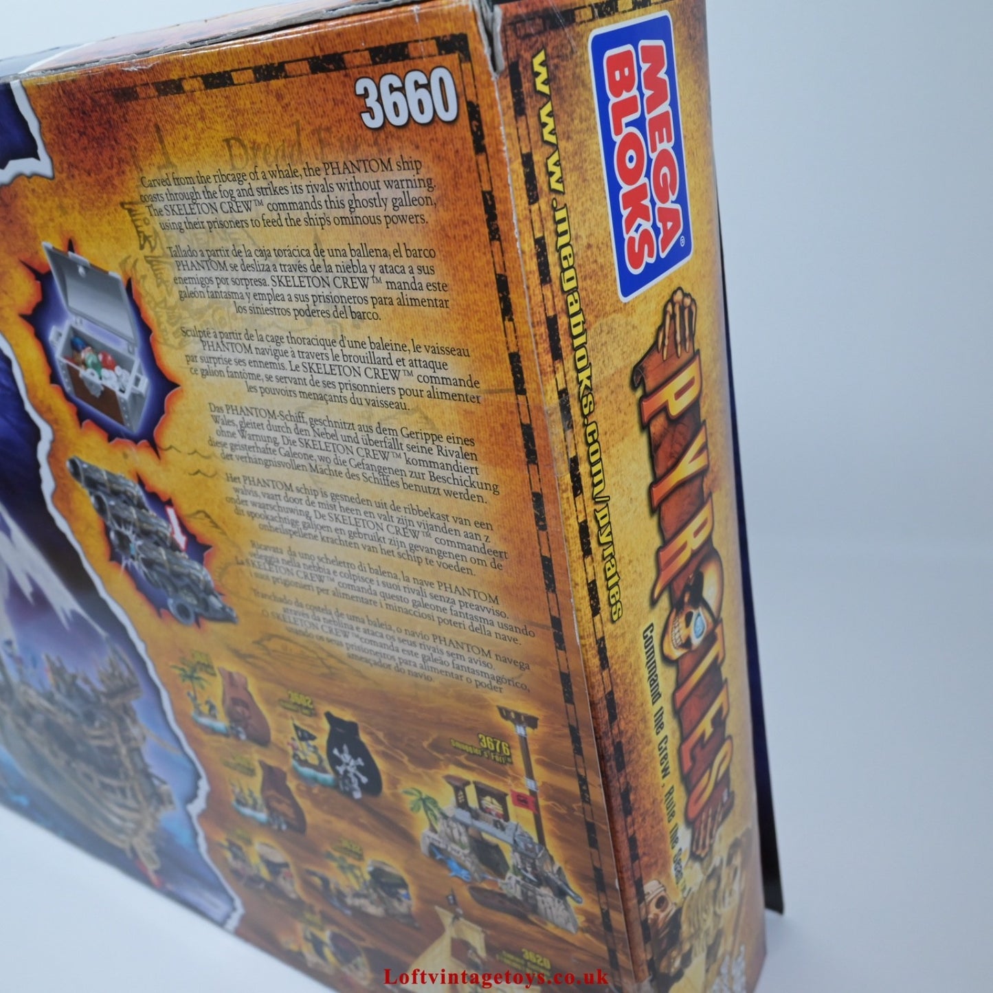 Mega Bloks 3660 Pirates Dread Eye’s Phantom Set - New & Sealed