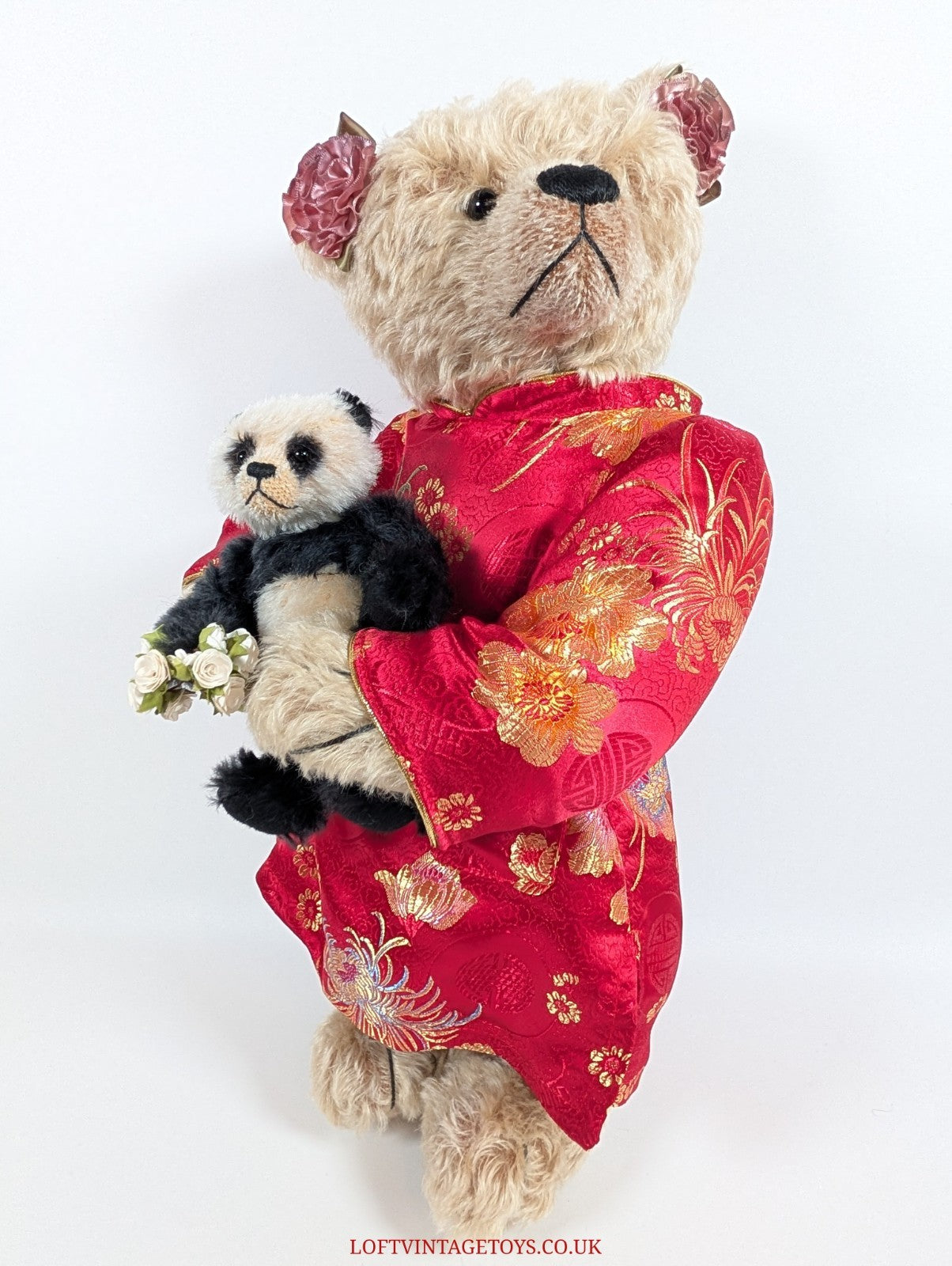 Whittle Le Woods "Mei Ying" Carrying a Panda Bear, Ltd Ed of 6