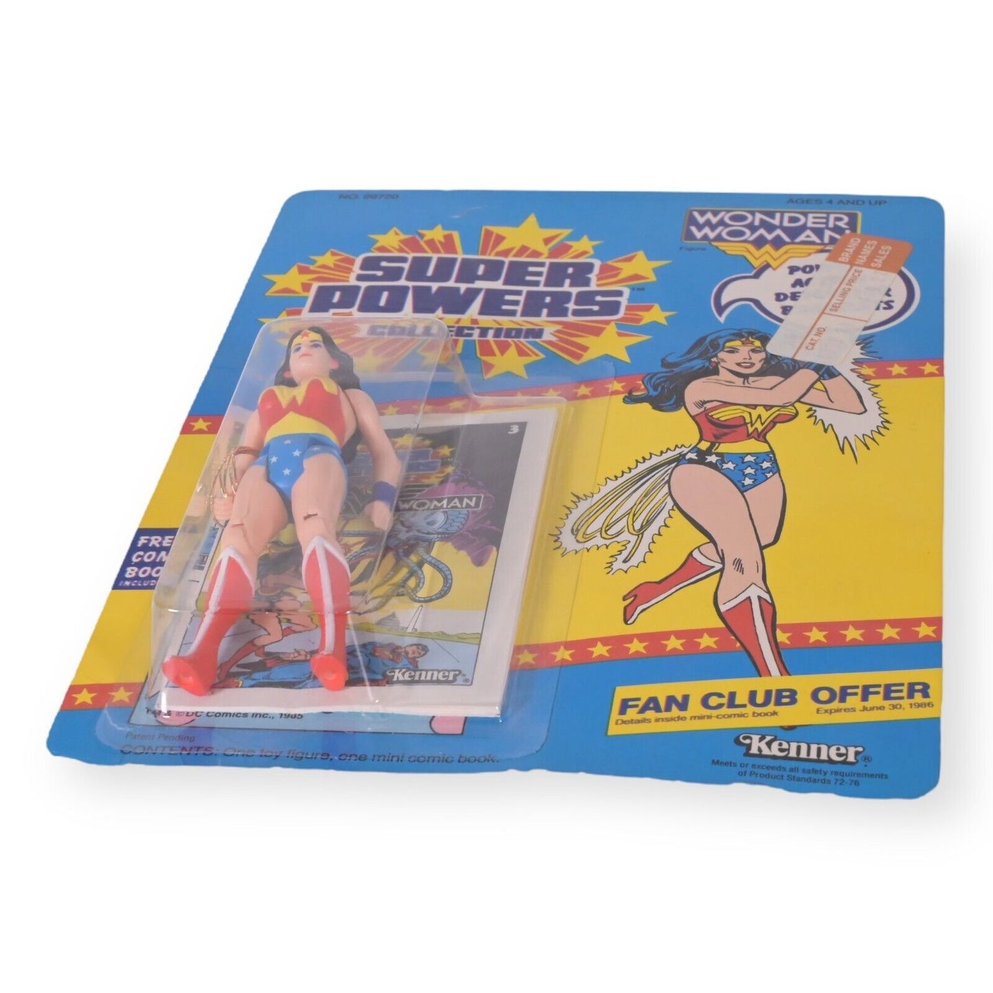 Kenner 1985 Super Powers Wonder Woman Figure - 1984