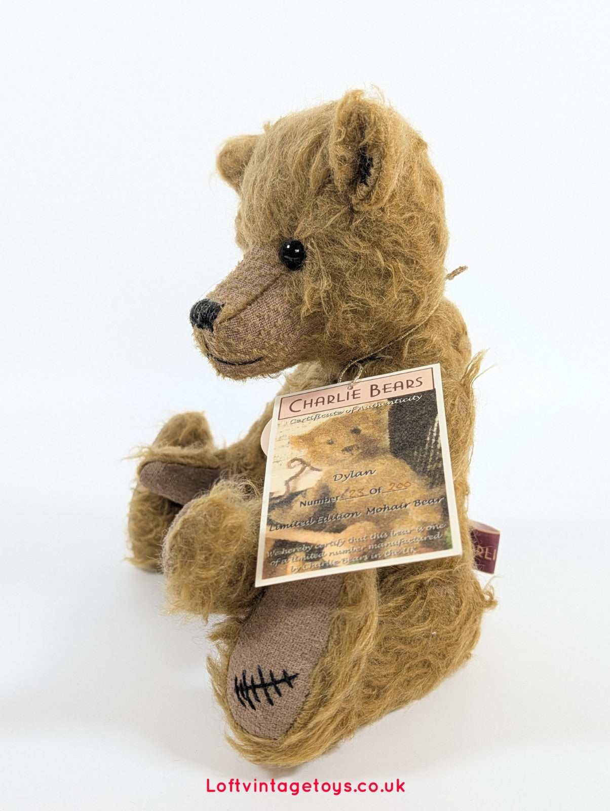 Charlie Bears Dylan - CBM 16070, Ltd Ed of 200 from 2006 - RARE