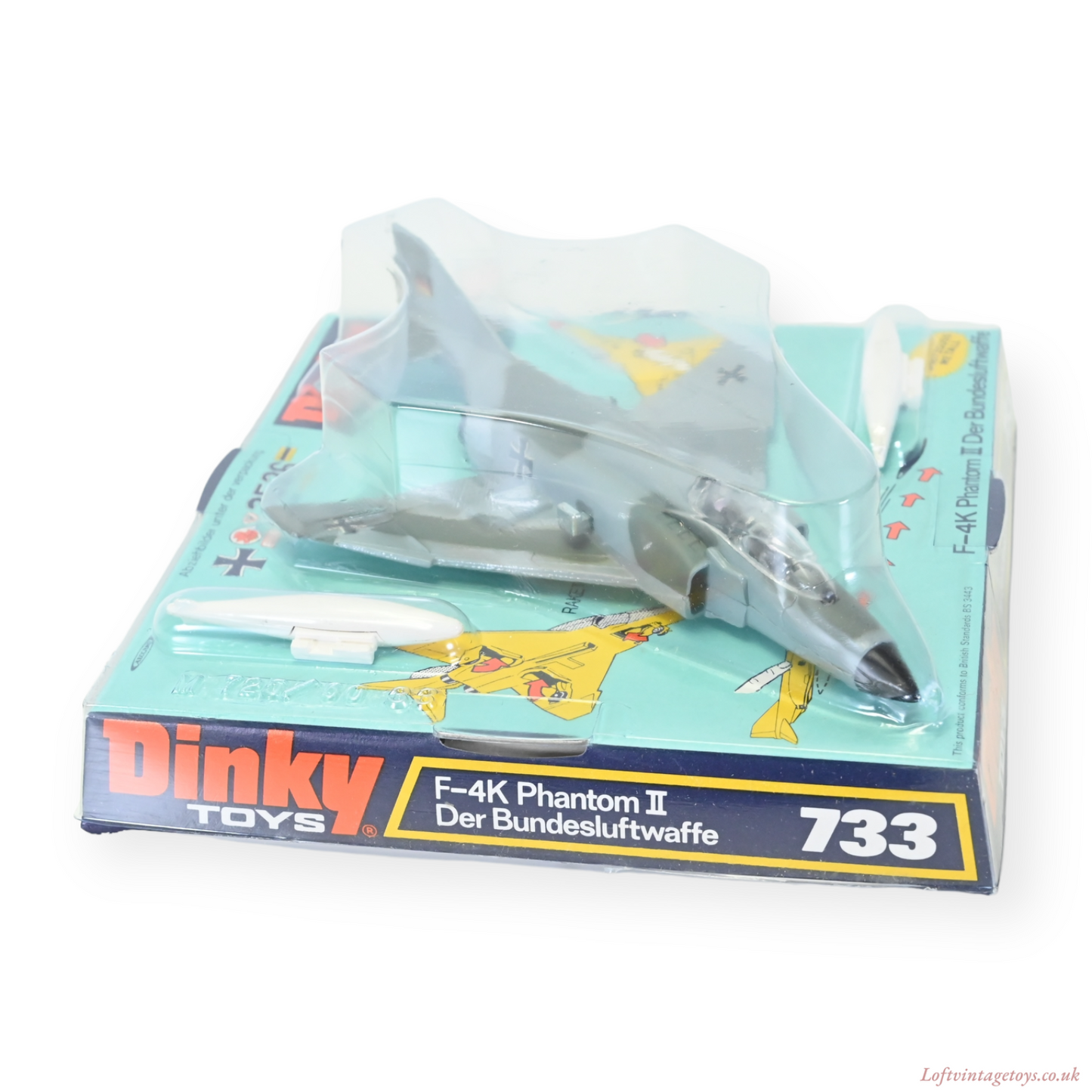 Dinky 733 F-4K Phantom II Aircraft / Der Bundesluftwaffe - Mint