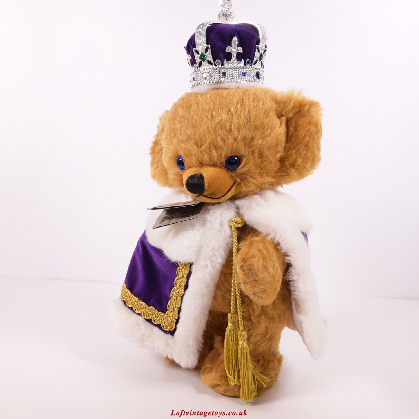 Merrythought King Charles III Coronation Commemorative Cheeky Bear